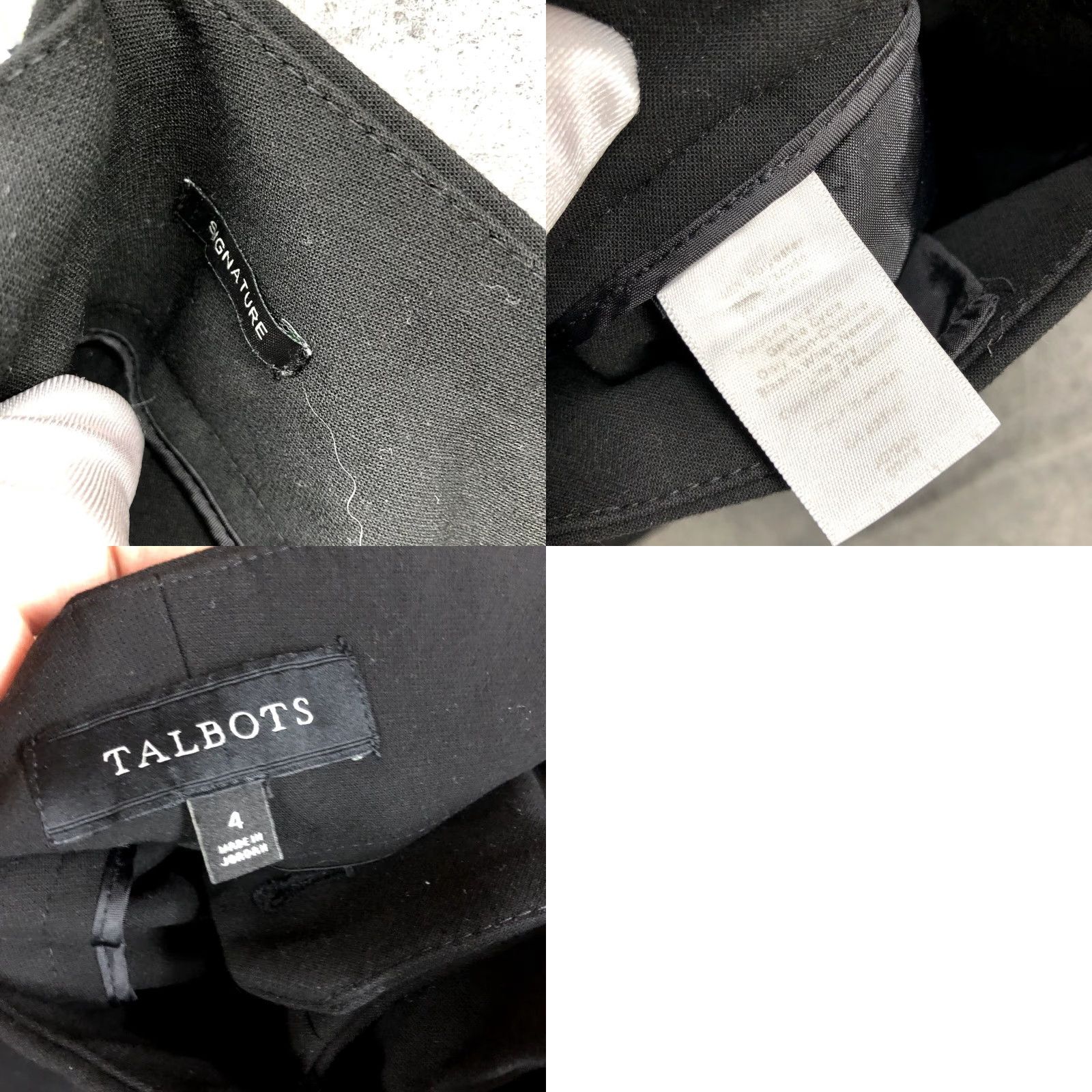 Talbots **Talbots Women's Size 4 Mid Rise Black Straight Leg Dress Pants** User: **Talbots Women's Size 4 Black Mid Rise Straight Leg Dress Pants** Size 27" / US 4 / IT 40 - 8 Thumbnail