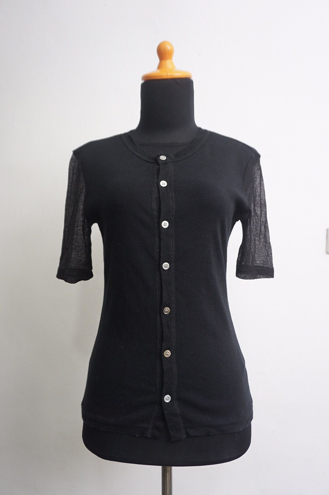 Issey Miyake × Sunao Kuwahara I.S Sunao Kuwahara mesh sleeve Shirt Size M / US 6-8 / IT 42-44 - 1 Thumbnail
