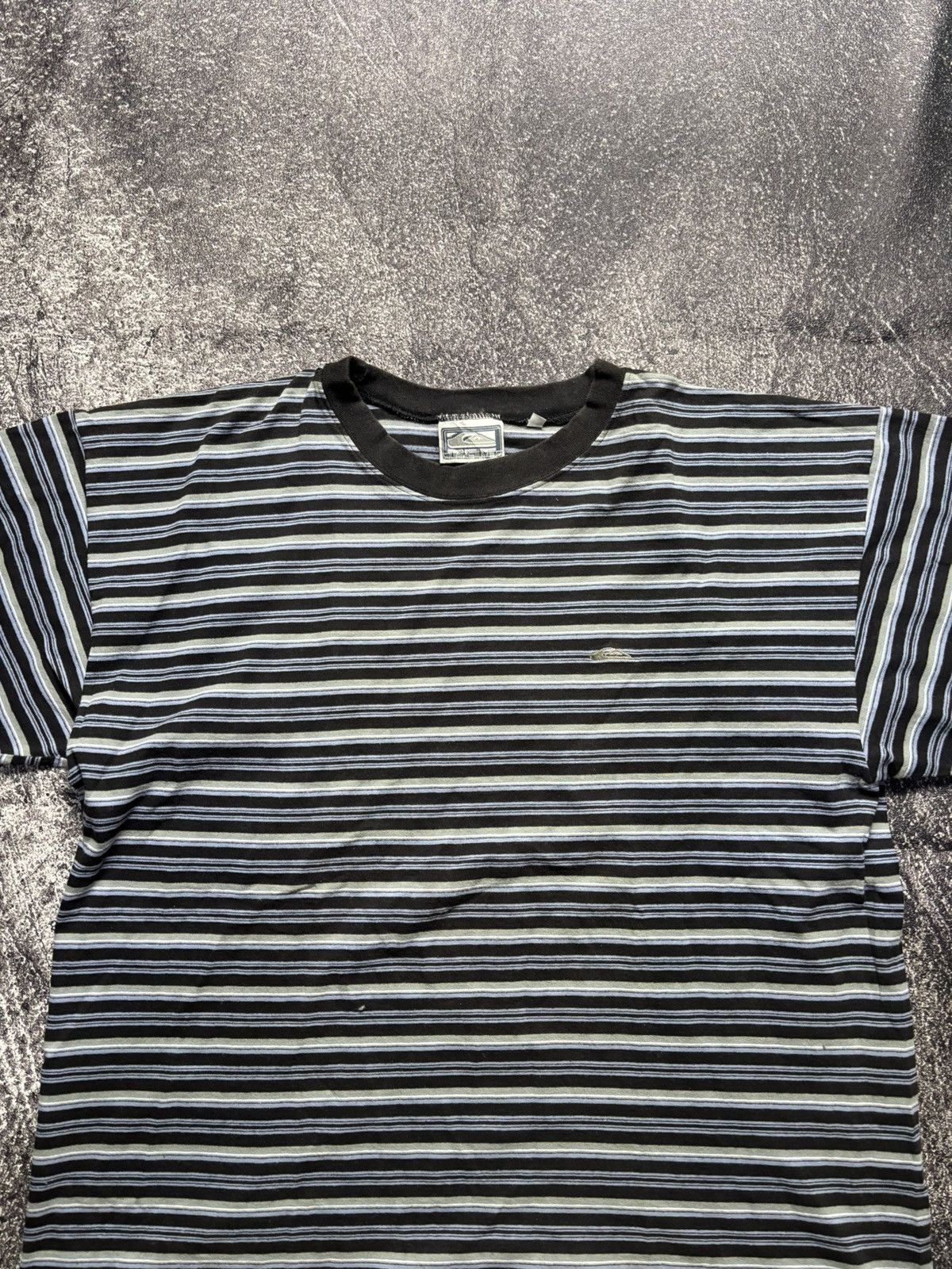 Quicksilver 90s Quicksilver stripe tees Size US XXL / EU 58 / 5 - 2 Thumbnail