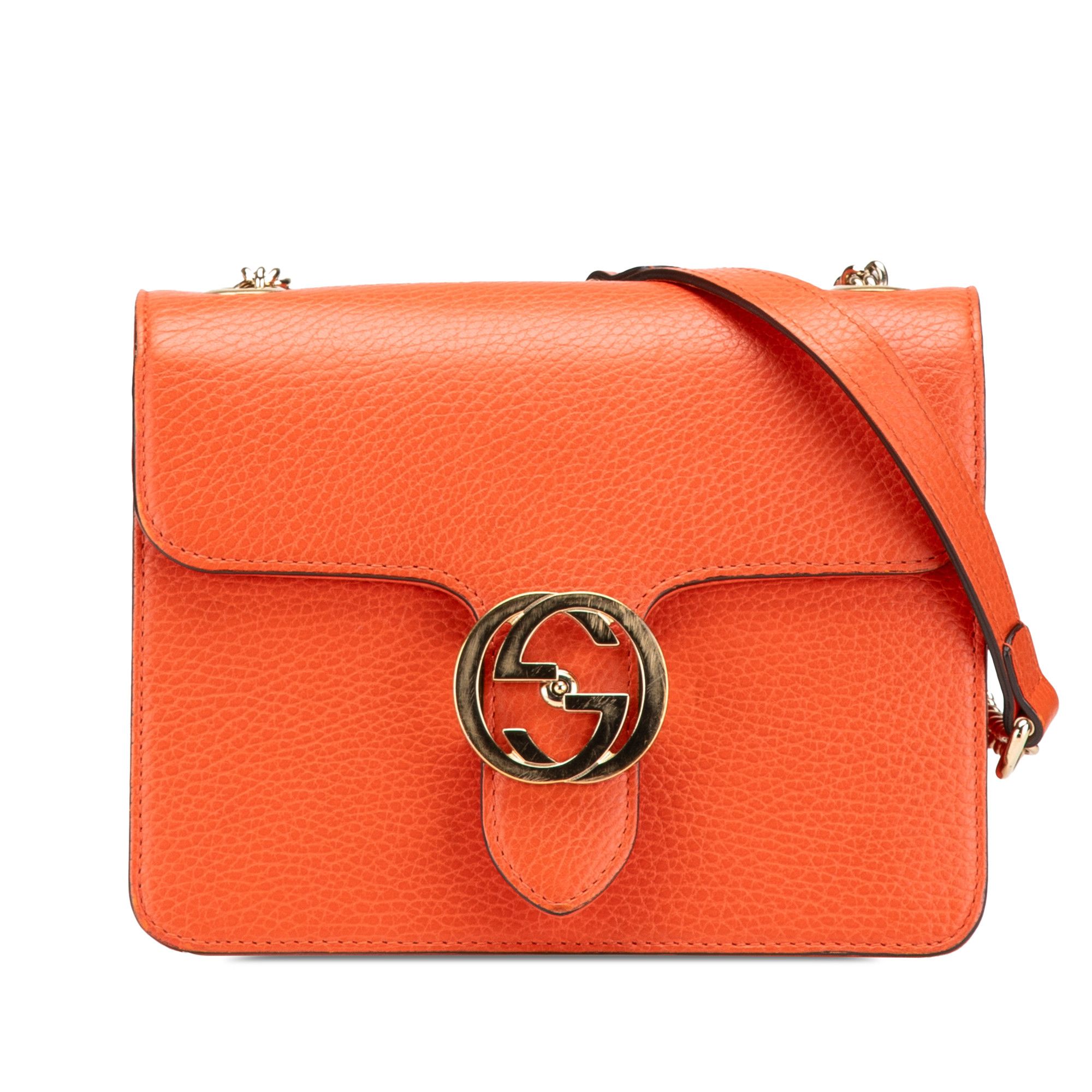 Gucci Gucci Small Dollar Calfskin Interlocking G Crossbody Size ONE SIZE - 1 Thumbnail