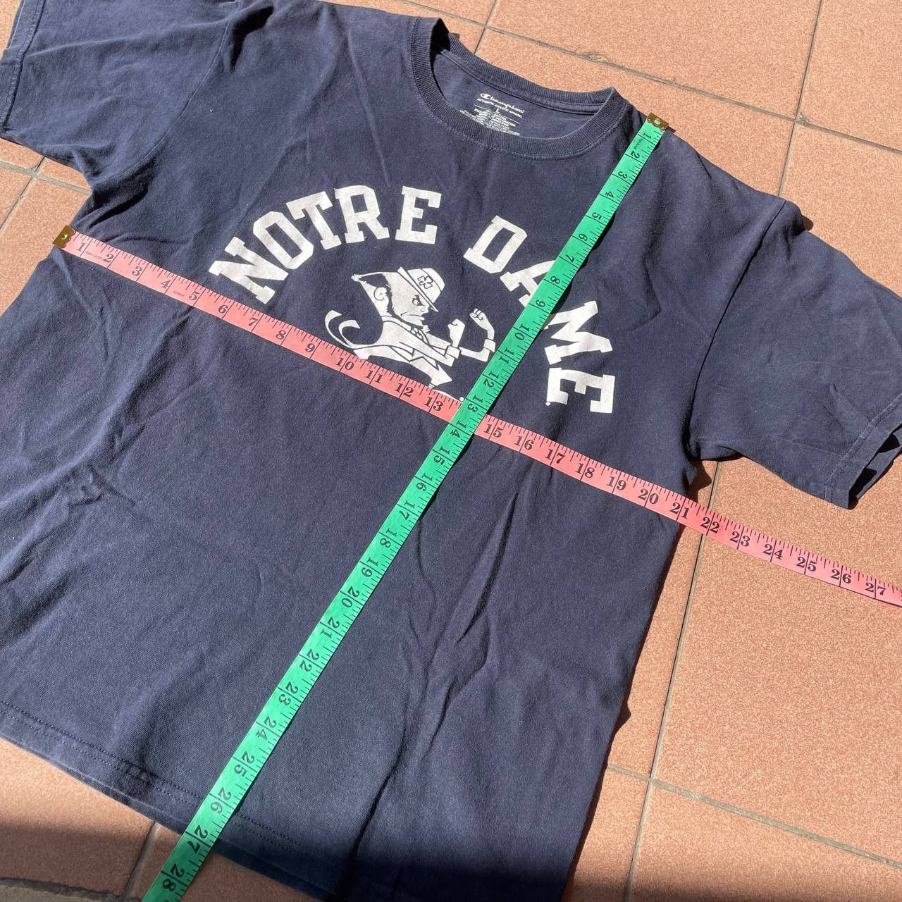 Champion NOTRE DAME COLLEGE UNIVERSITY CHAMPION TSHIRT Size US L / EU 52-54 / 3 - 4 Thumbnail