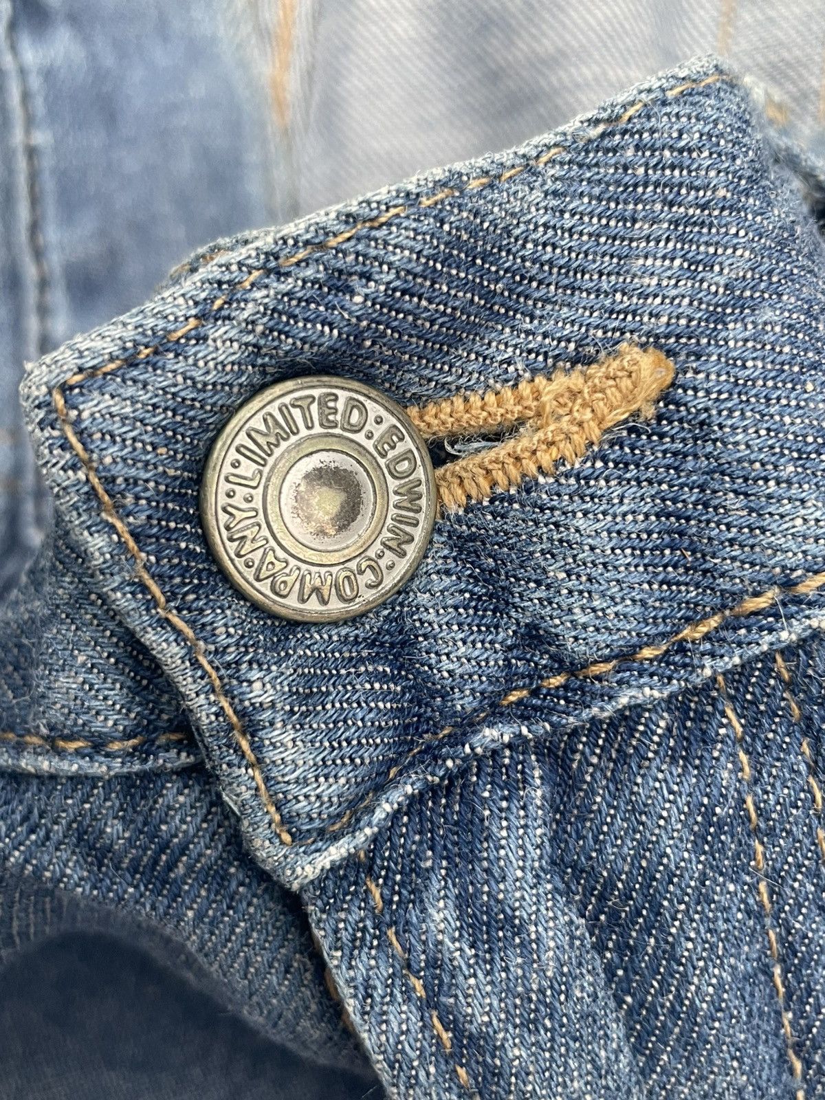 Edwin Vintage 90’s Edwin 505SS9 Grand Blue Selvedge Jeans Size US 33 - 19 Thumbnail