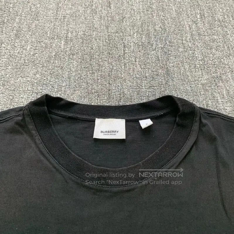 Burberry Burberry Black Cotton T-Shirt for Women. Size L / US 10 / IT 46 - 5 Thumbnail