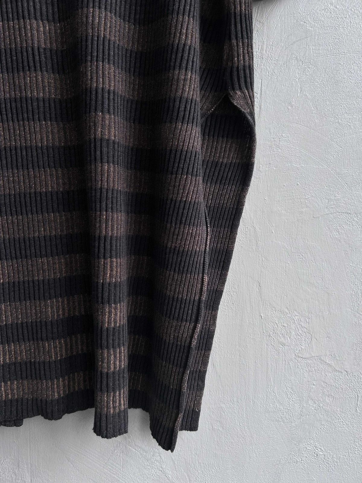 Loewe Loewe Side Slit Linen Striped Knit Size US M / EU 48-50 / 2 - 5 Thumbnail