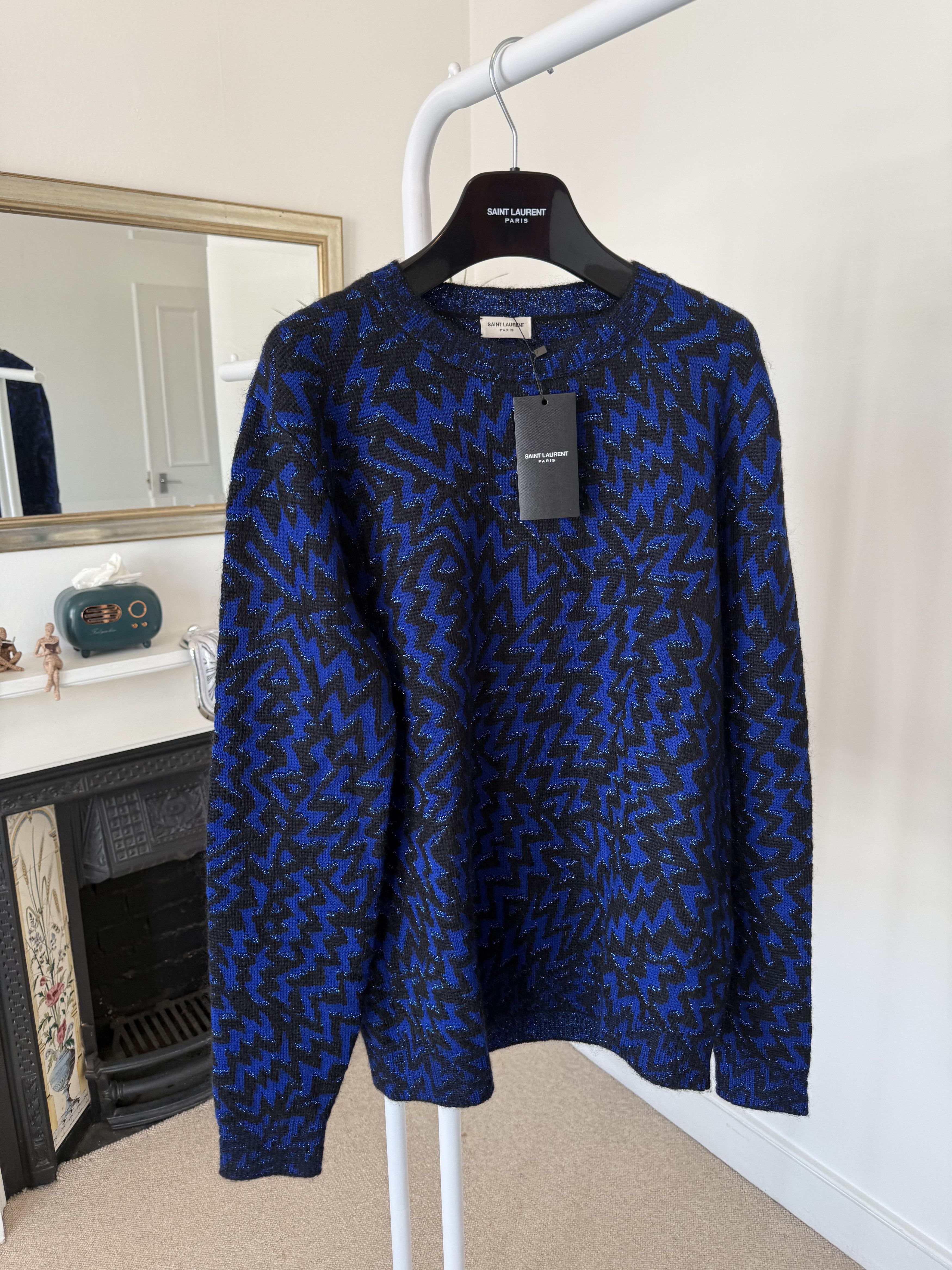 Saint Laurent Paris Saint Laurent Lurex Storms Sweater Size US M / EU 48-50 / 2 - 5 Thumbnail