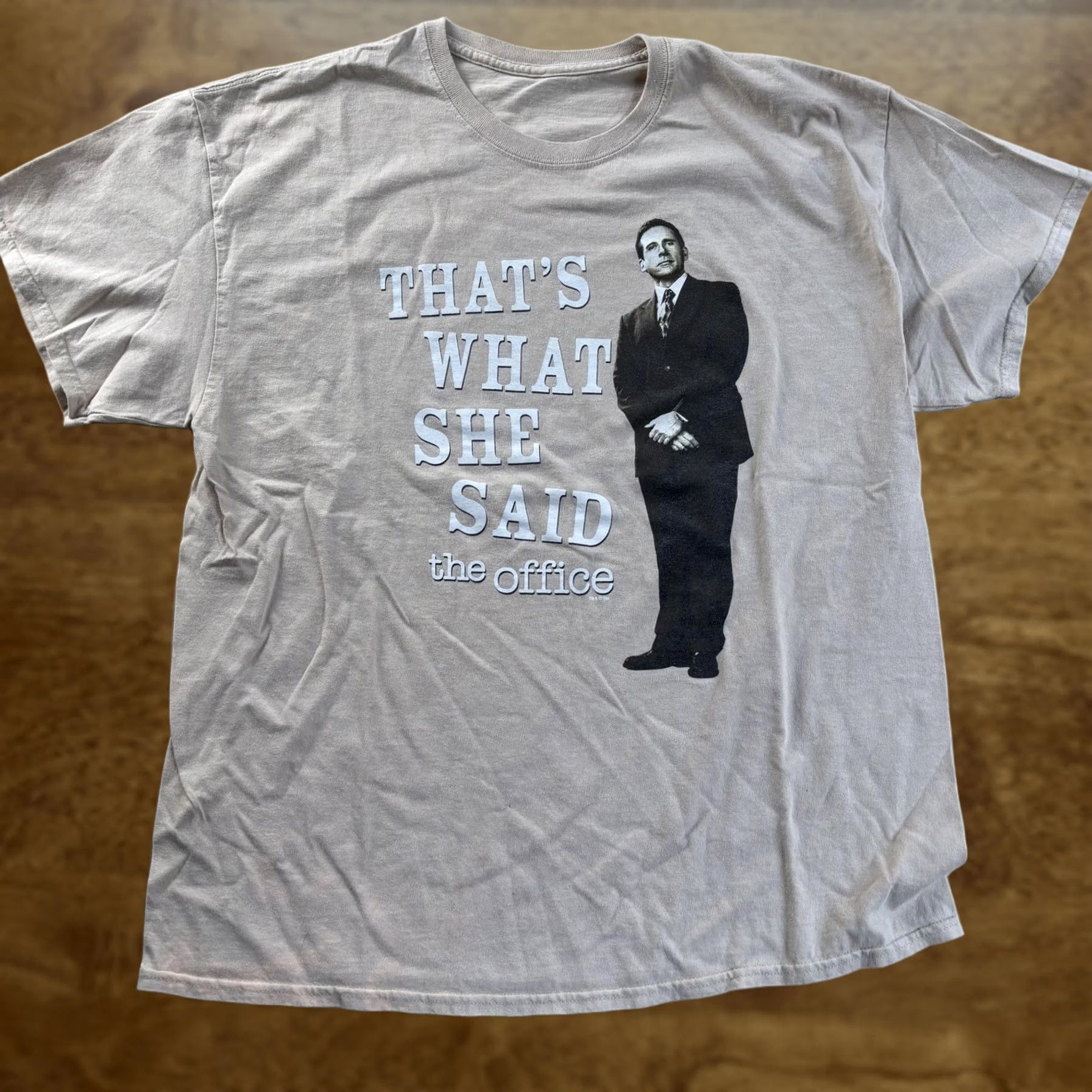Vintage VINTAGE? The Office That’s What She Said Shirt Mens XL Beige Michael Scott TV Comedy Size US XL / EU 56 / 4 - 1 Thumbnail