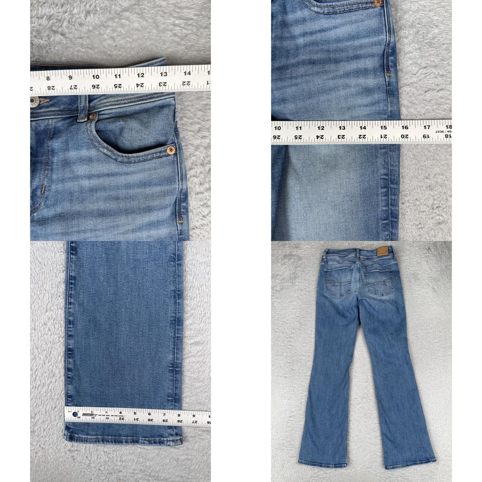 American Eagle Outfitters American Eagle Outfitters Jeans Womens Bootcut 2 Blue Mid Rise 26x29 Stretch Size 26" / US 2 / IT 38 - 9 Thumbnail