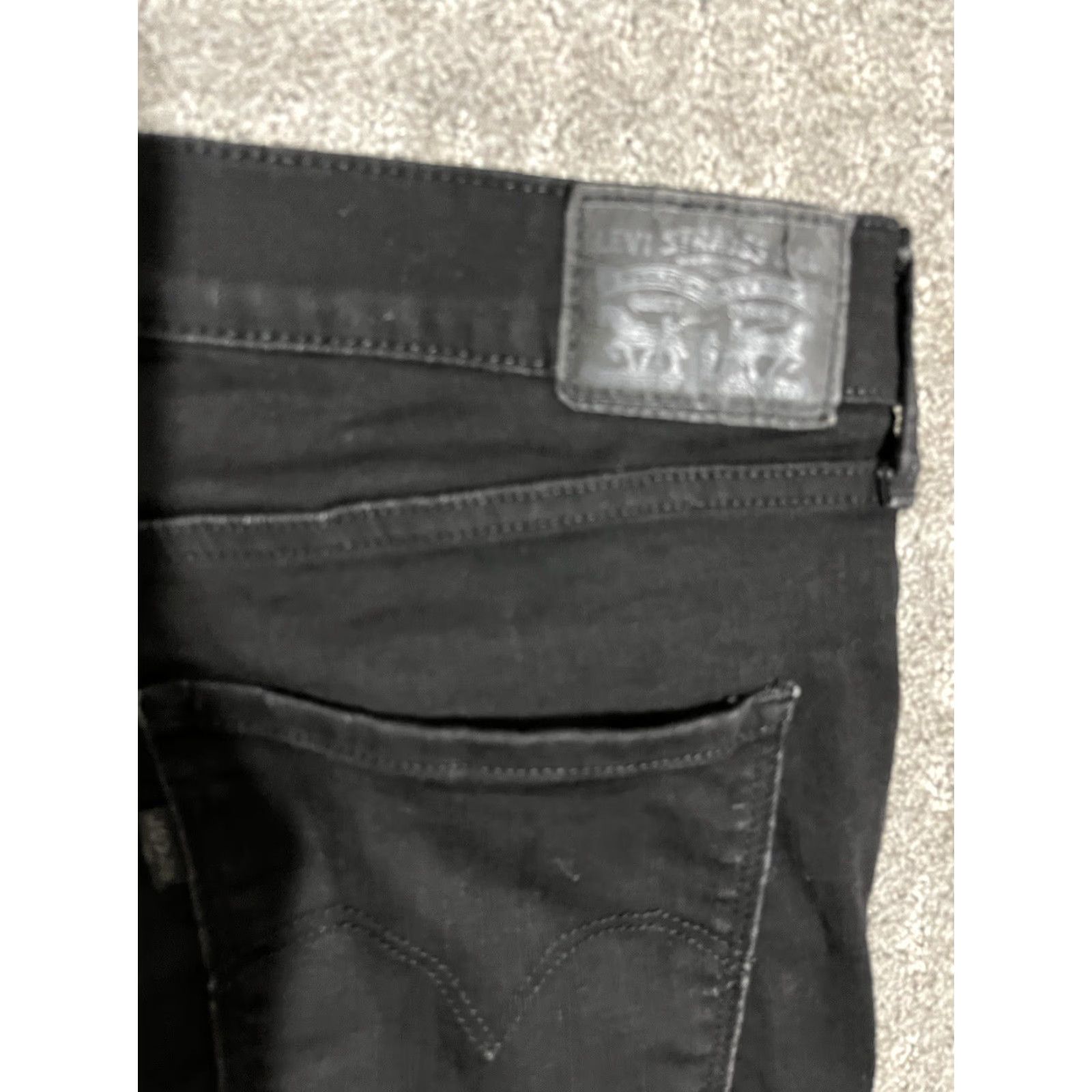 Levi's Levi's 720 High Rise Skinny Jeans - Women - Size 32 - Black Denim - 30in Inseam - Dark Wash - Regular Fit Size 24" / US 00 / IT 34 - 5 Thumbnail