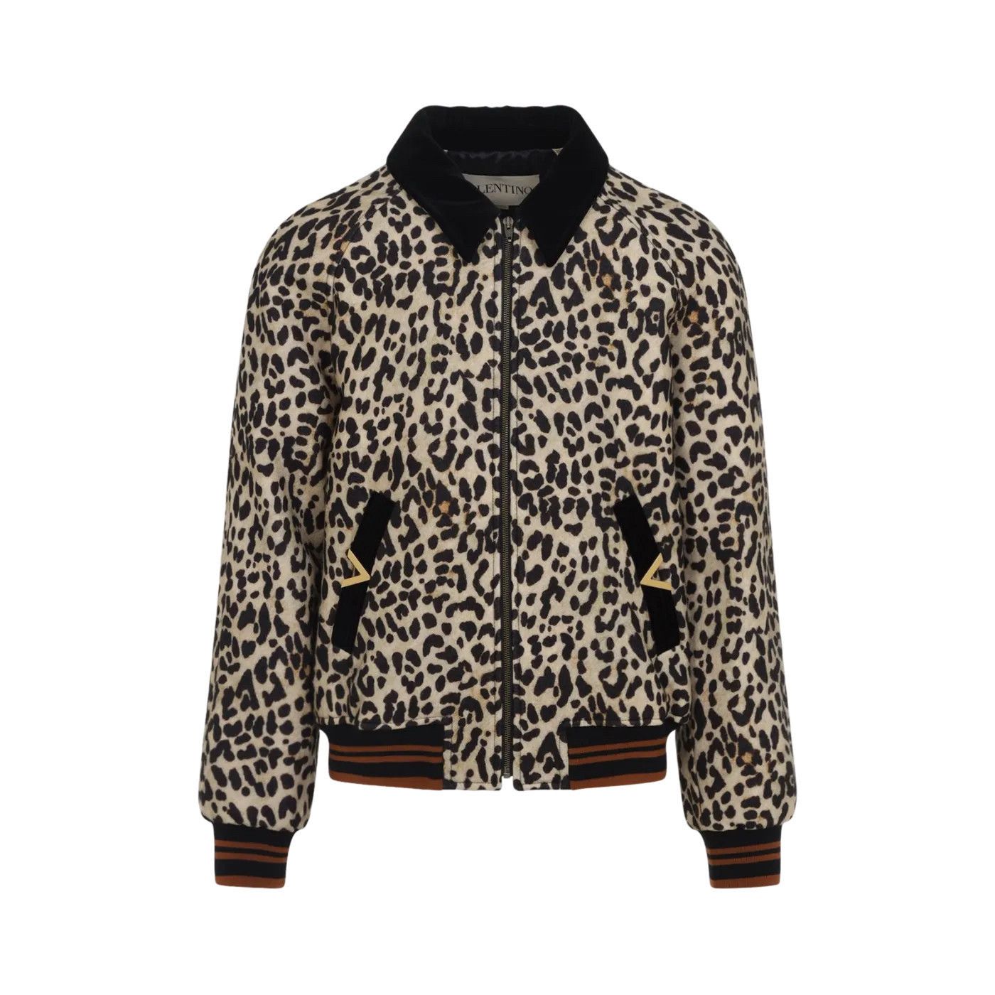 Valentino VALENTINO MULTICOLOR ANIMALIER Wool Jacket New & Authentic ( Size US L / EU 52-54 / 3 - 1 Thumbnail