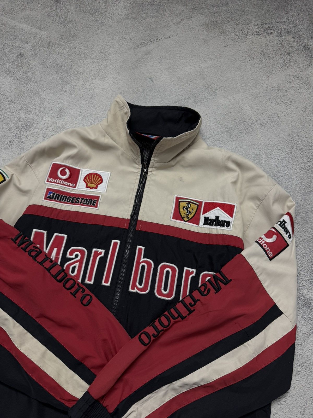 Ferrari Vintage Ferrari Marlboro Men Racing Jacket Schumacher 90’s Size US XL / EU 56 / 4 - 12 Thumbnail