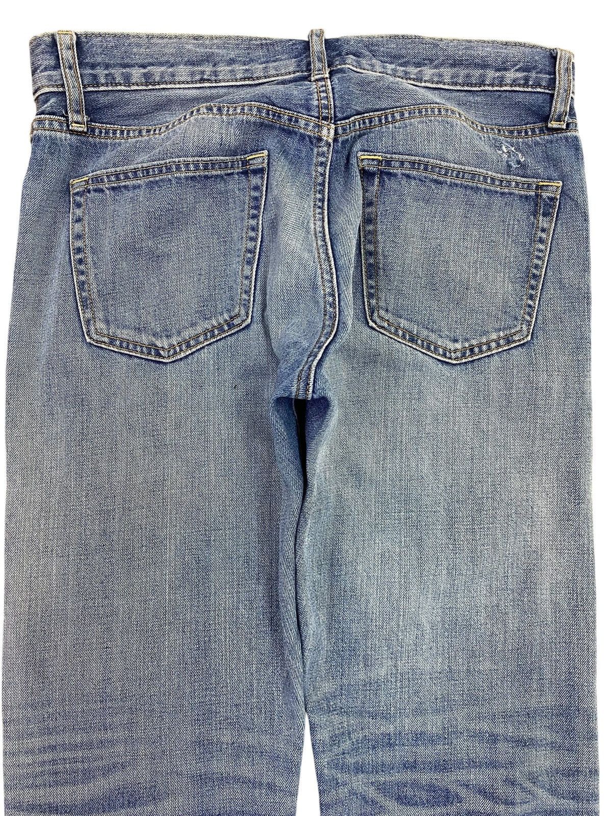 Uniqlo Uniqlo X Selvage Light Blue Wash Style Straight Leg Jeans Size US 32 / EU 48 - 4 Thumbnail