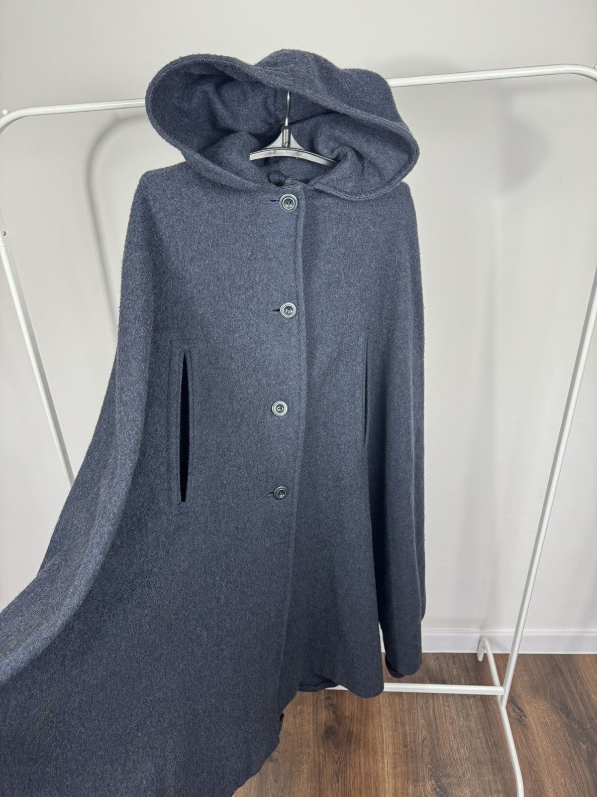 Other Vintage Raymond of London Hooded Wool Cape Cloak Poncho Size US L / EU 52-54 / 3 - 6 Thumbnail