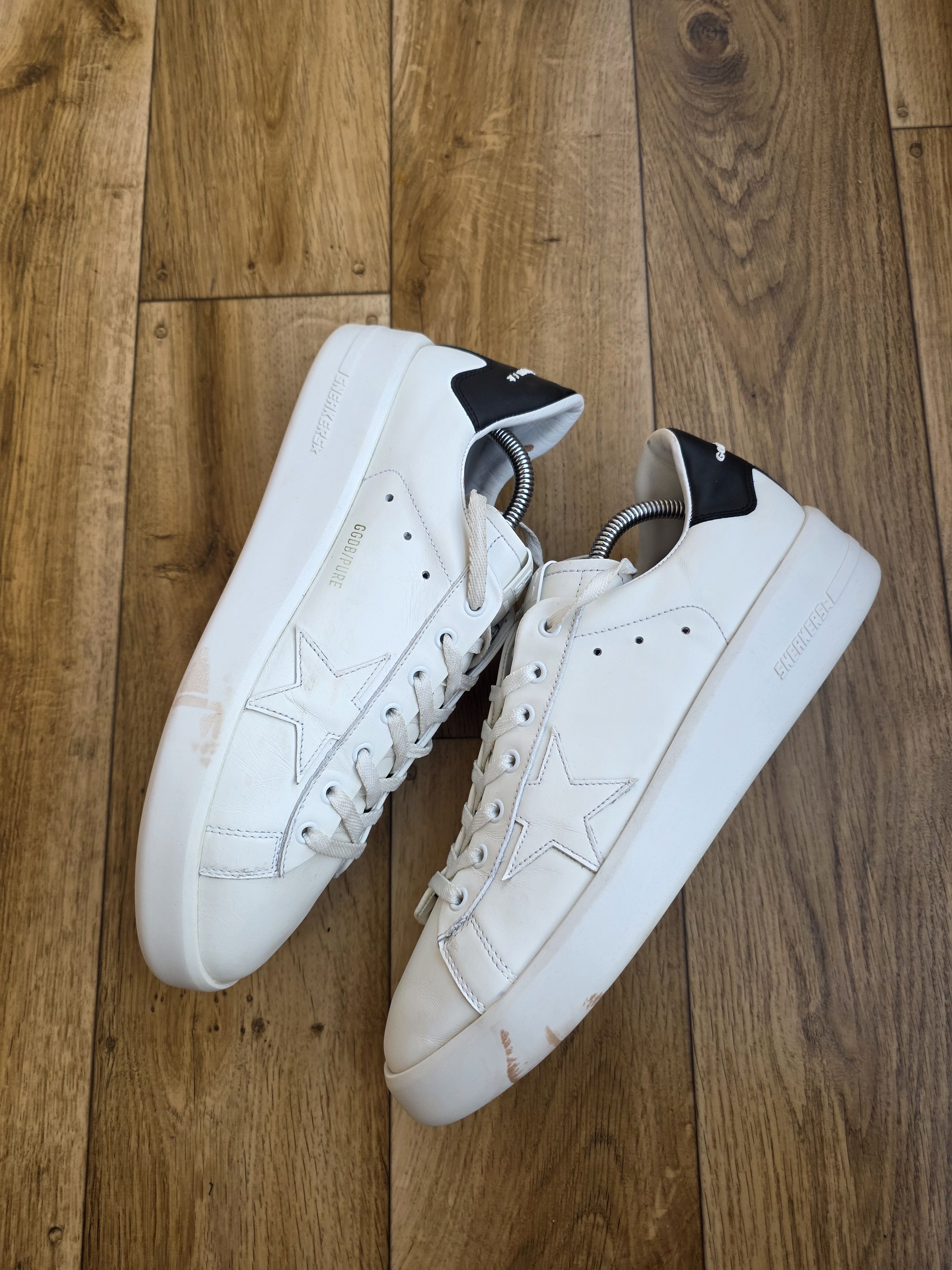 Golden Goose Golden Goose Pure Star Leather Sneakers Size US 12 / EU 45 - 5 Thumbnail