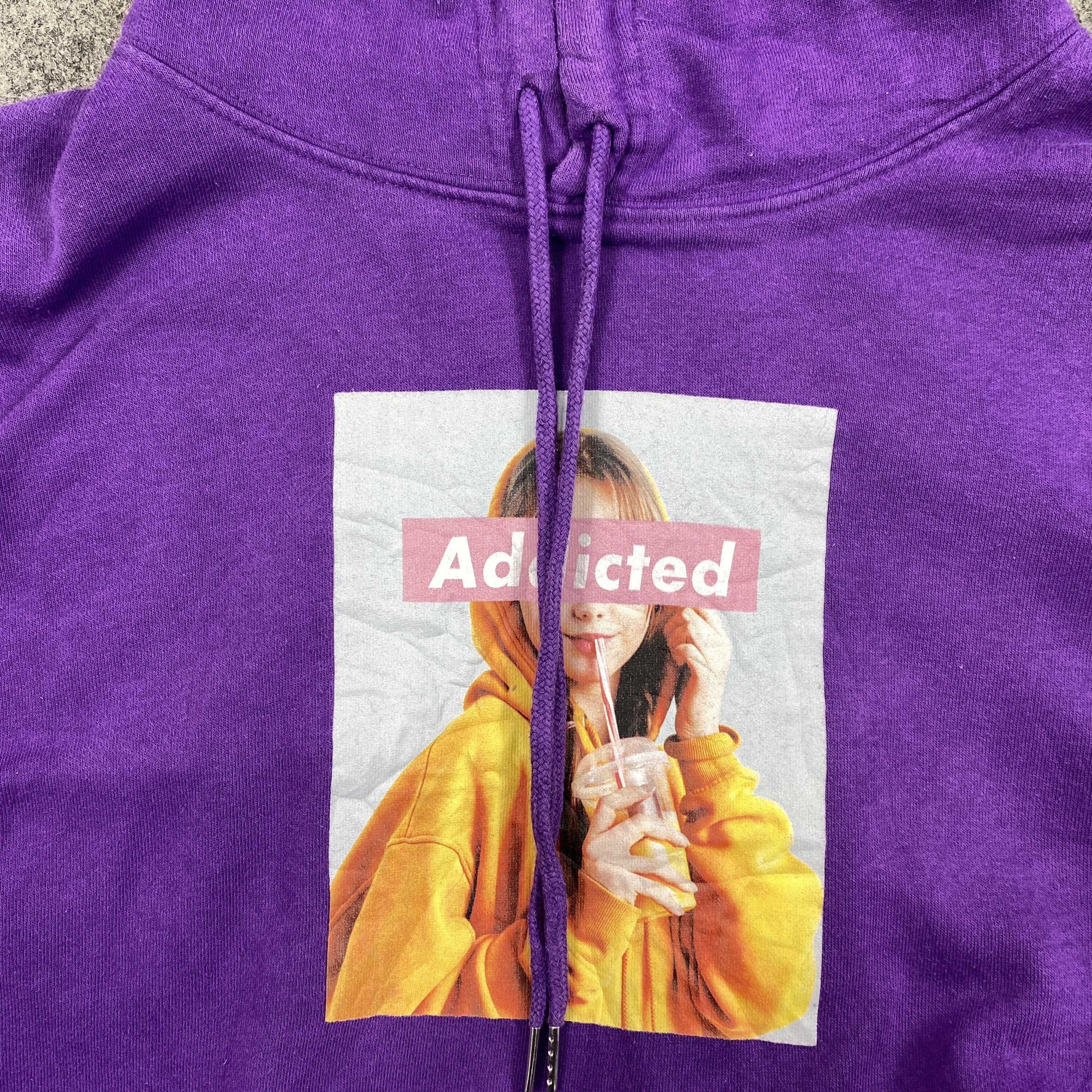 Japanese Brand Vintage Wego Addicted Hoodie -SW120 Size US M / EU 48-50 / 2 - 9 Thumbnail
