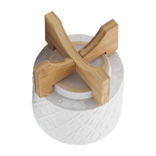 Designer × Homemade 5" DIAMOND PLANTER W/ STAND, WHITE Size US L / EU 52-54 / 3 - 6 Thumbnail