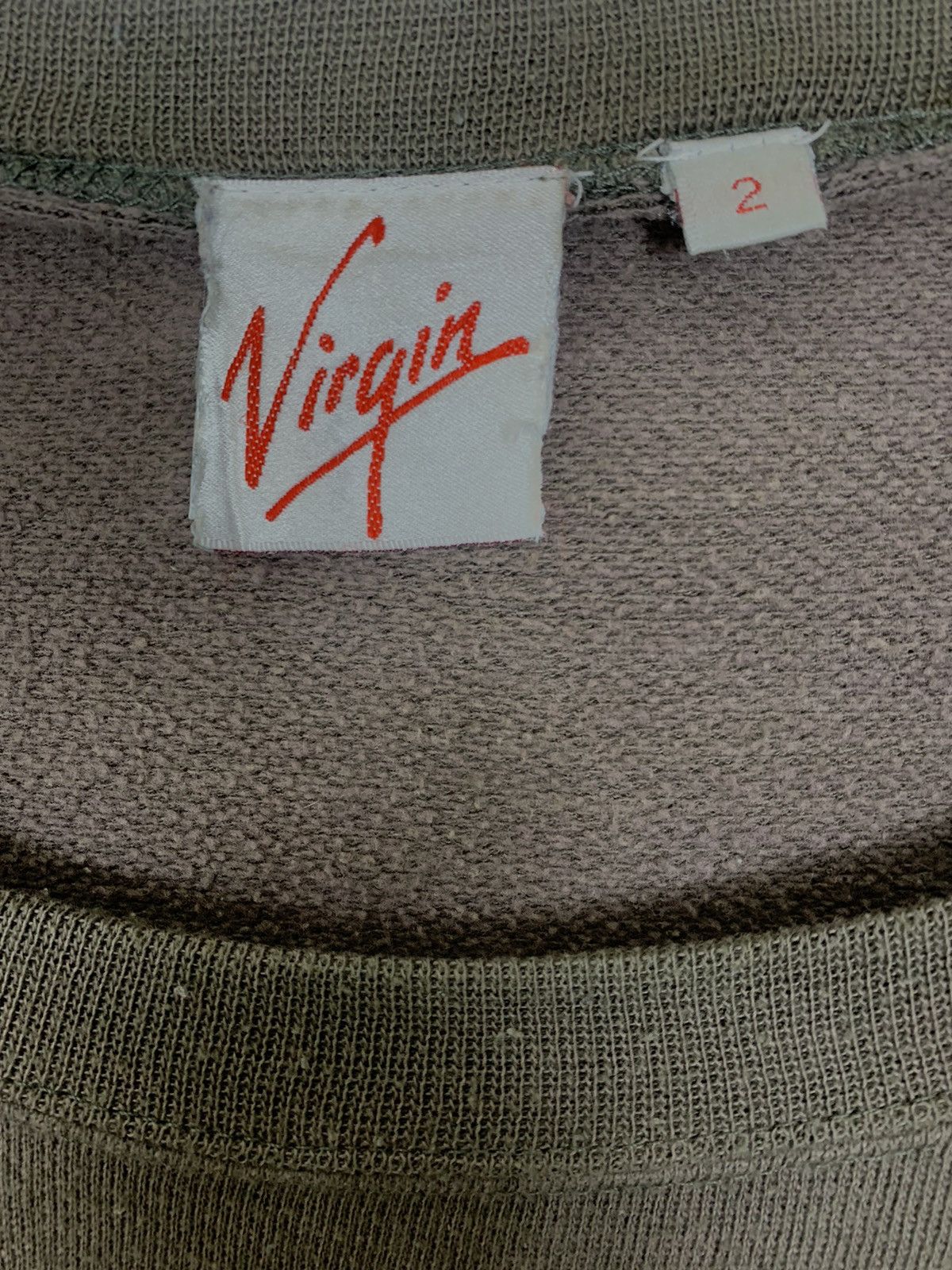 Vintage Vintage Virgin Record Streetwear Outdoor Crewneck Sweatshirt Size US XXL / EU 58 / 5 - 8 Thumbnail