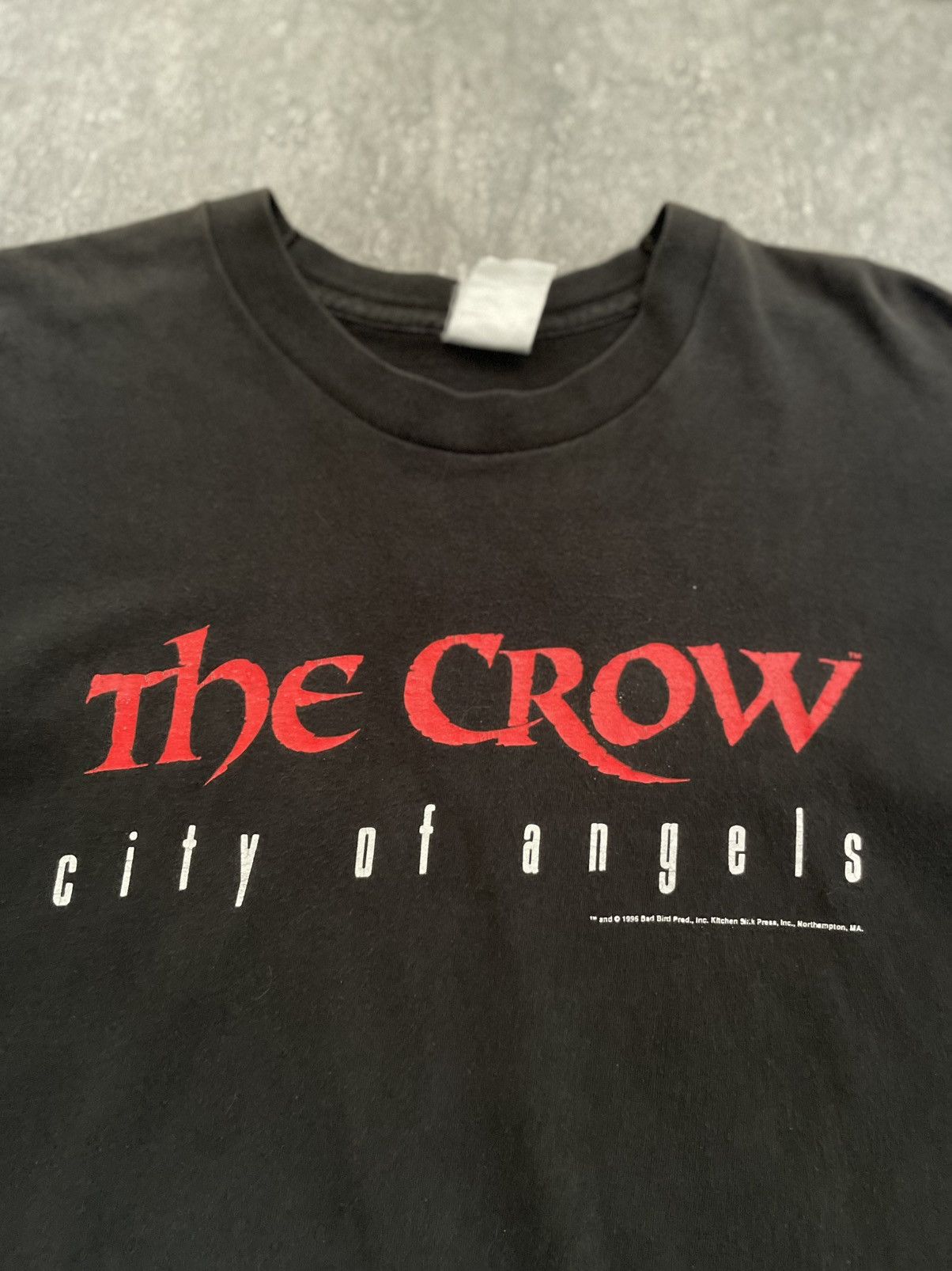 Fruit Of The Loom Vintage Rare 96 The Crow City Of Angels Movie Size US XL / EU 56 / 4 - 2 Thumbnail