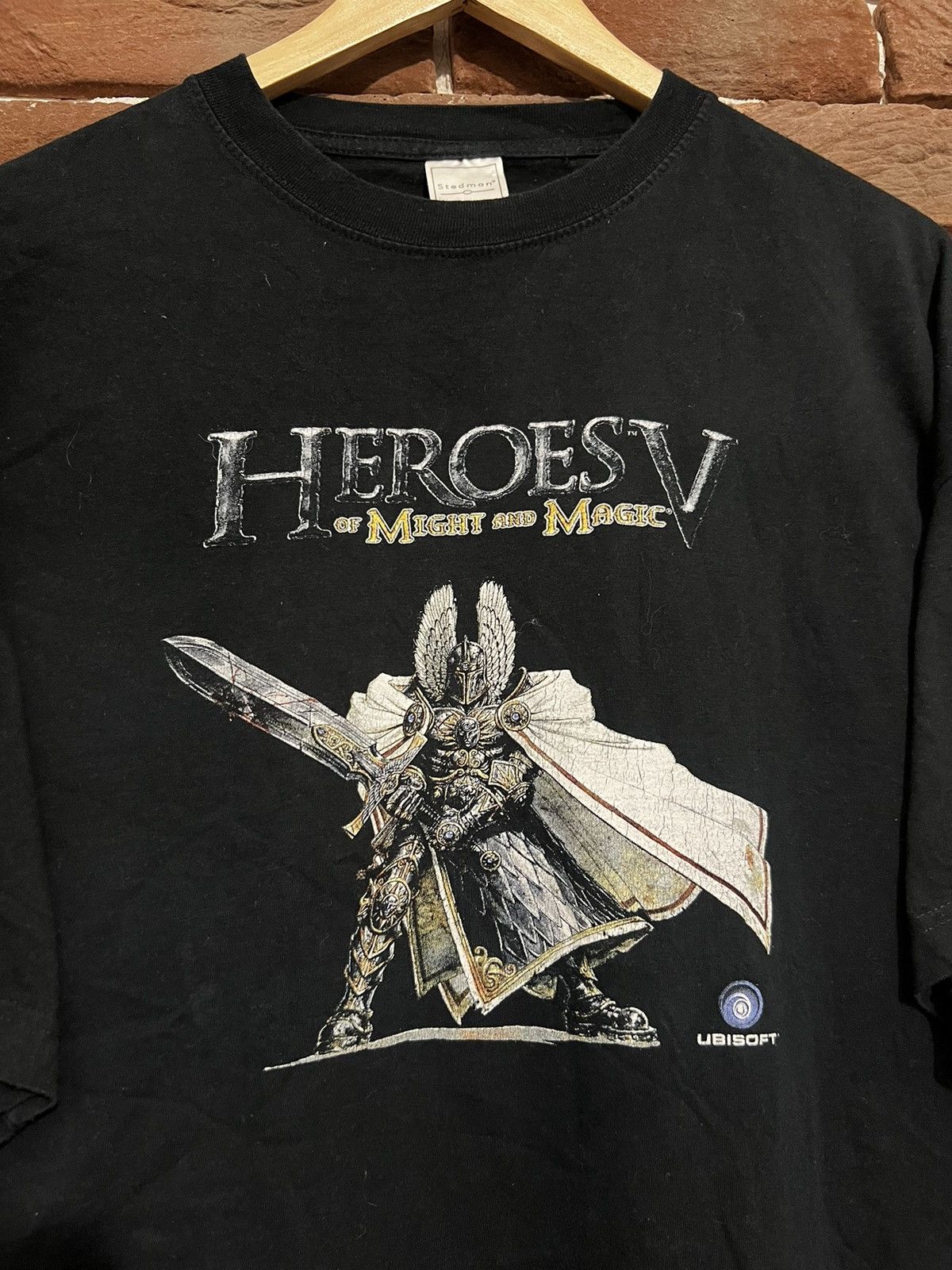 Playstation Vintage Y2K Heroes V Game Tee Rare Print Blizzard Hype Ubiso Size US L / EU 52-54 / 3 - 2 Thumbnail