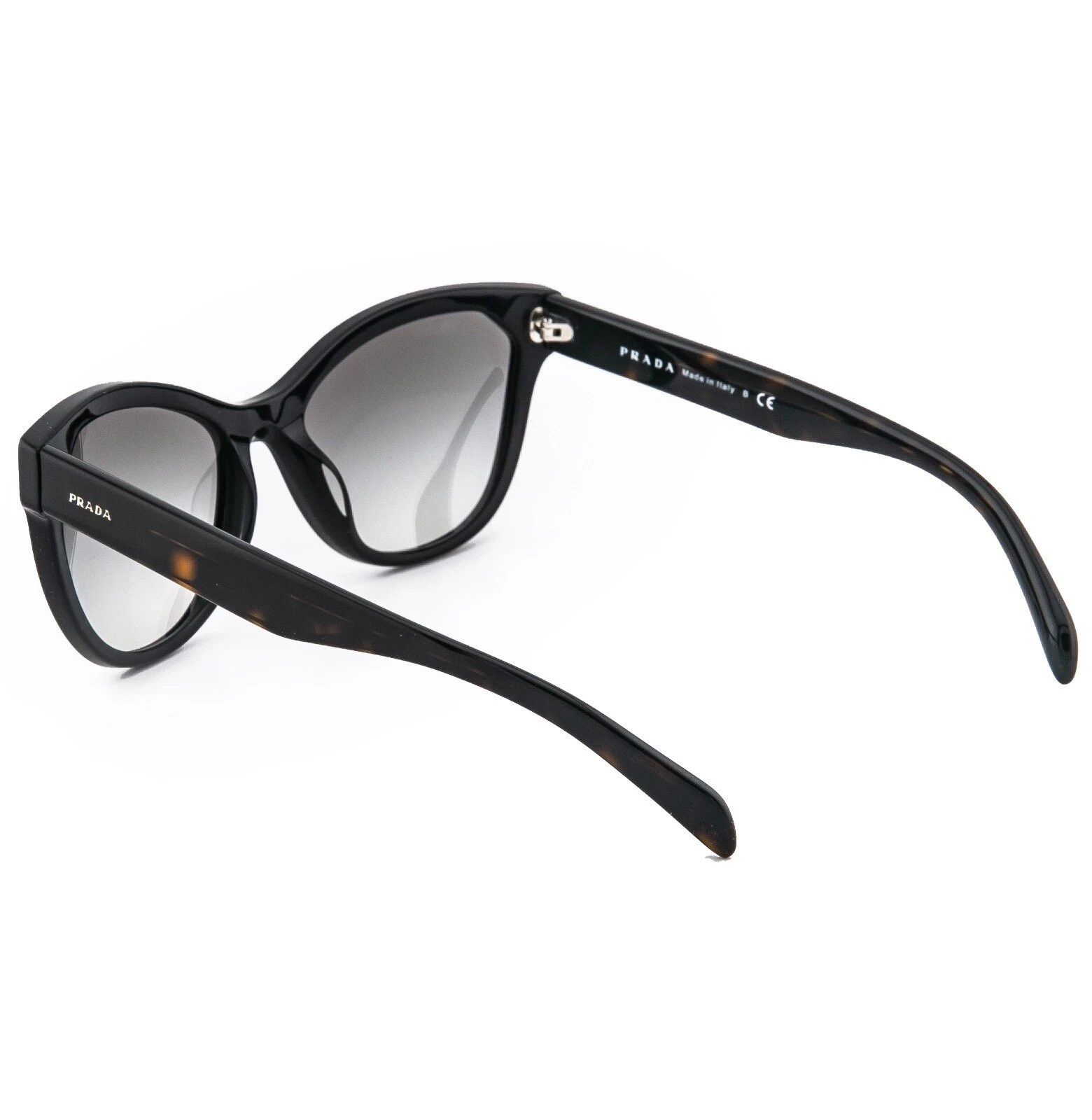Prada PRADA PR21SS 21S Black Tortoise Brown Sunglasses Triangle Size ONE SIZE - 2 Thumbnail