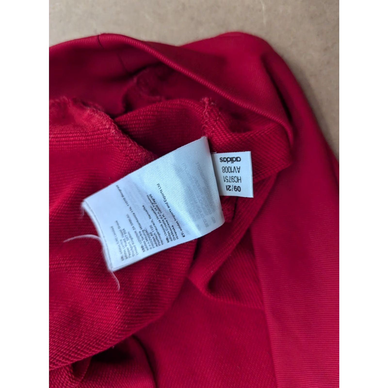 Adidas Adidas Manchester United 2021-2022 Hoody Mens Size 3XL Football Top Red Size US XXL / EU 58 / 5 - 6 Thumbnail