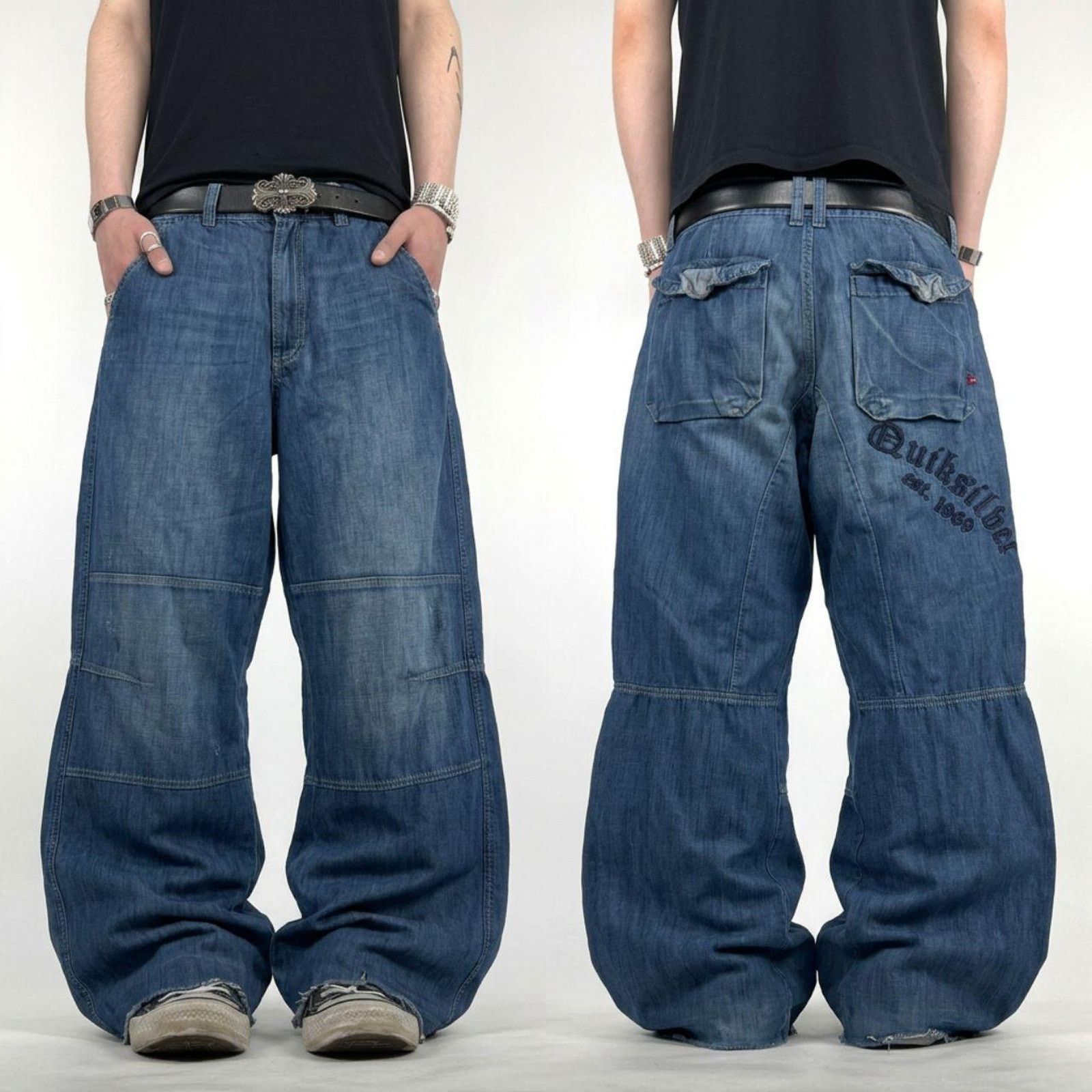 パンツ archive y2k old quicksilver buggy pants Quiksilver Vintage Jeans | Grailed