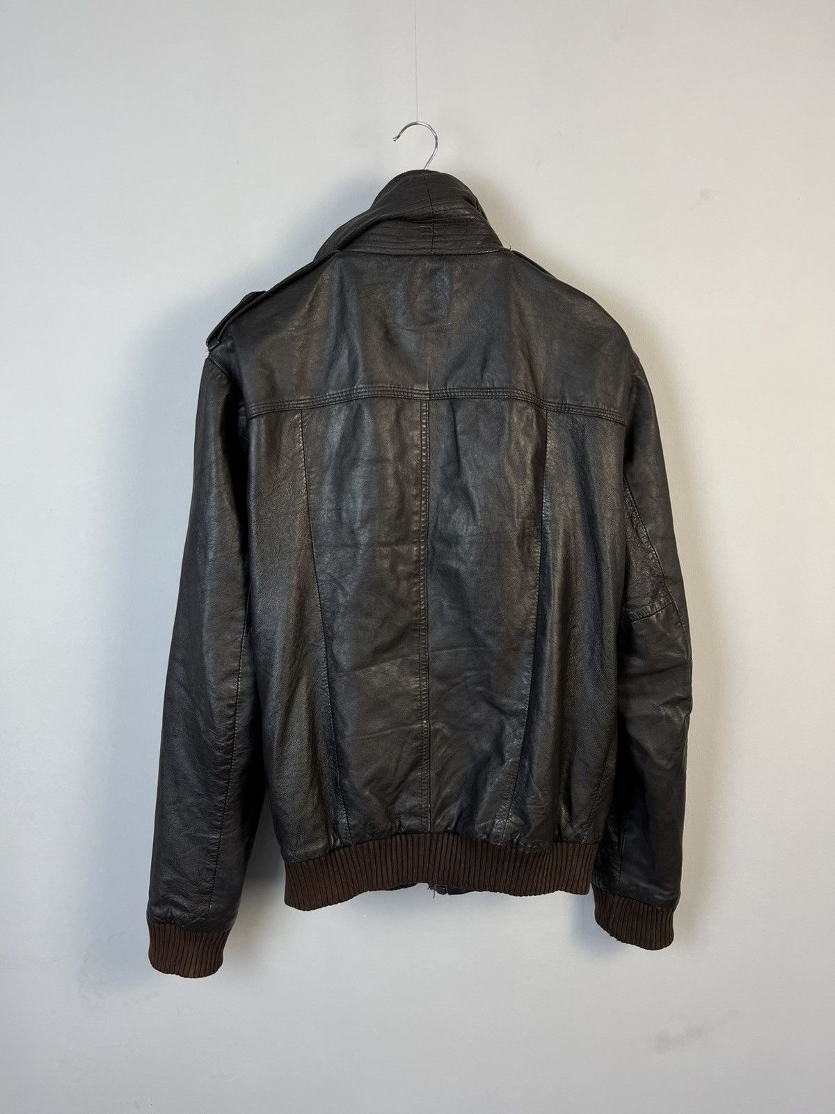Superdry Luxury Y2K Learher Full Zip Jacket