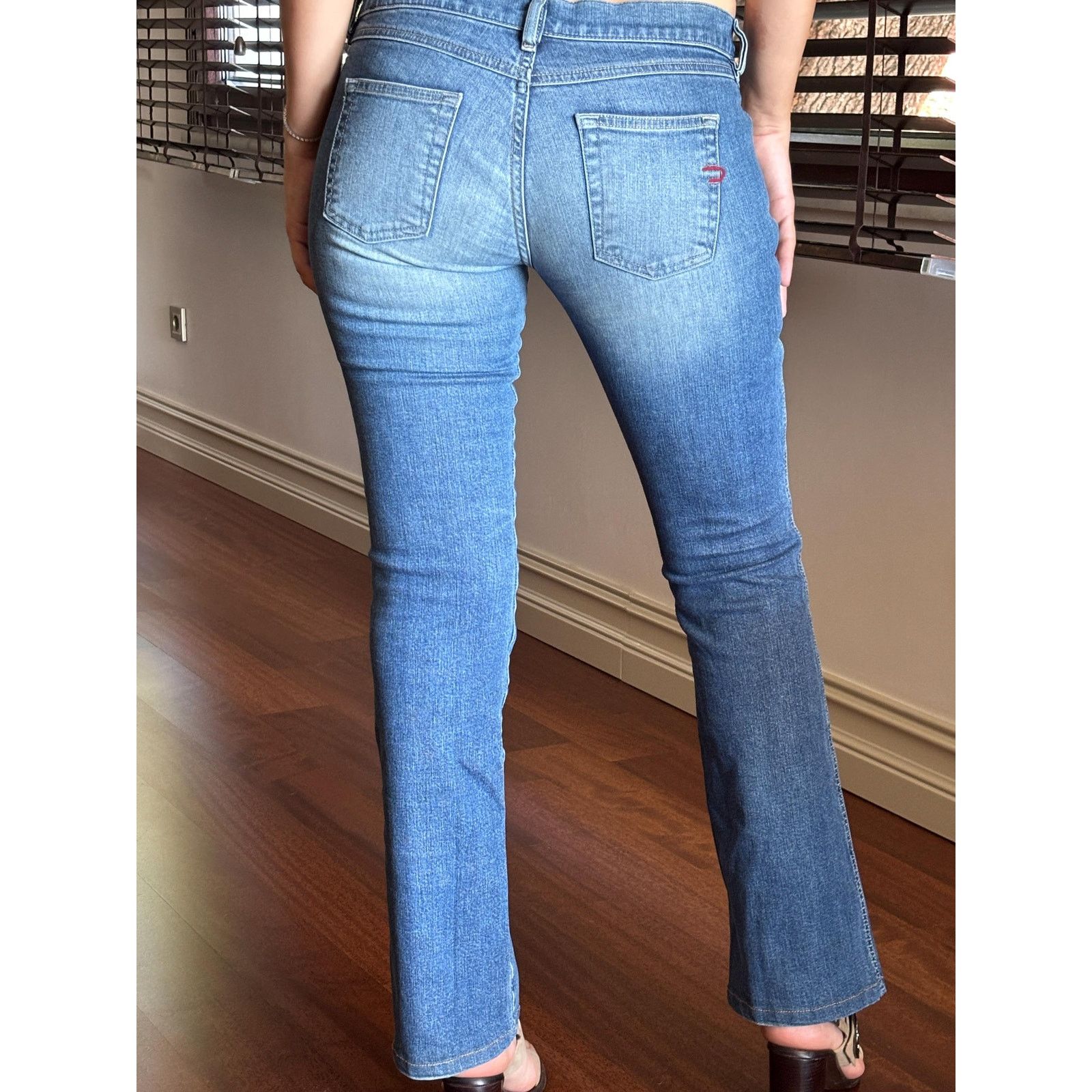 Diesel × Vintage Diesel Italy Jeans 28 Bootcut Low Rise Flare Fit Y2K Archive Size US 28 / EU 44 - 2 Thumbnail