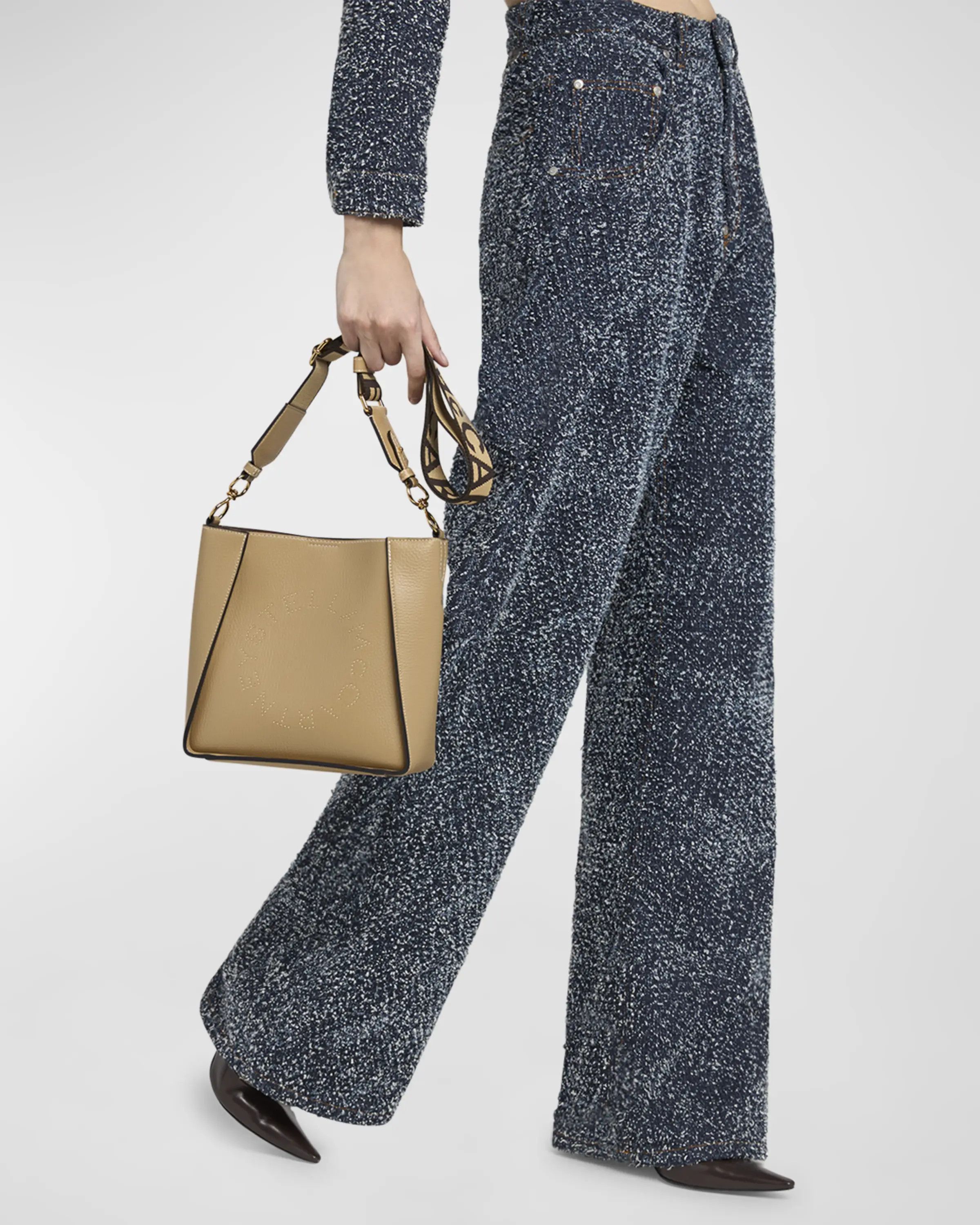 Stella McCartney o1s22i1n1024 Size: OS / Logo Shoulder Bag in Beige Size ONE SIZE - 3 Thumbnail