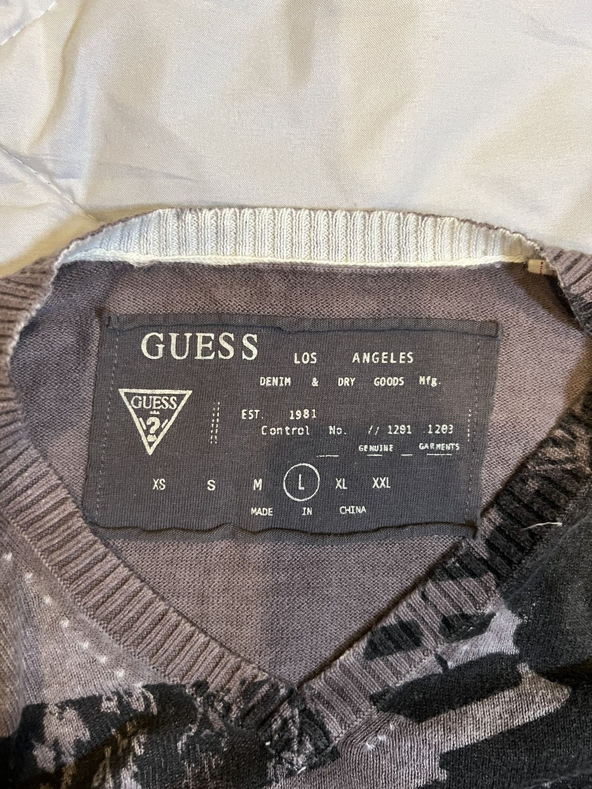 Guess Guess Los Angeles Sweater Black Graphic Size US L / EU 52-54 / 3 - 7 Thumbnail