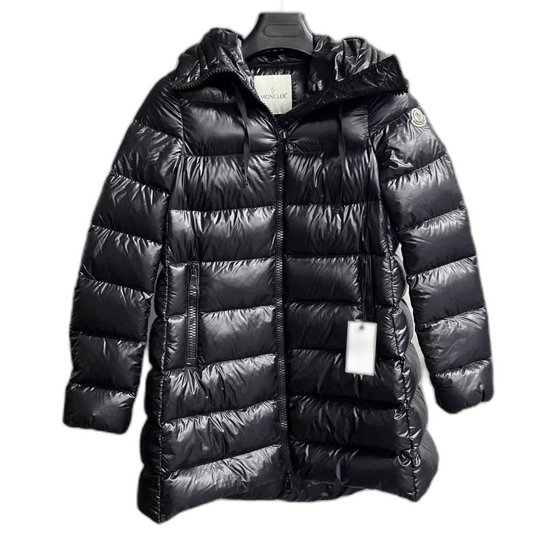 Moncler Moncler Black Long Puffer Jacket with Hood-yf Size US S / EU 44-46 / 1 - 1 Thumbnail