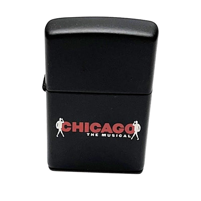 Zippo Vintage Zippo –Chicago The Musical – Black Matte – 1998 Mint Size ONE SIZE - 2 Thumbnail
