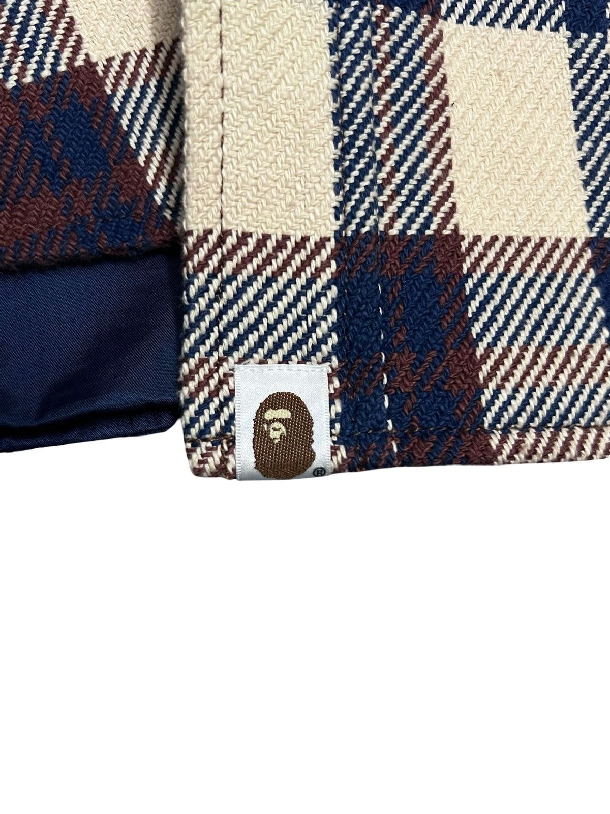 Bape A Bathing Ape (BAPE) BAPE Check CPO Plaid Jacket Size US M / EU 48-50 / 2 - 4 Thumbnail