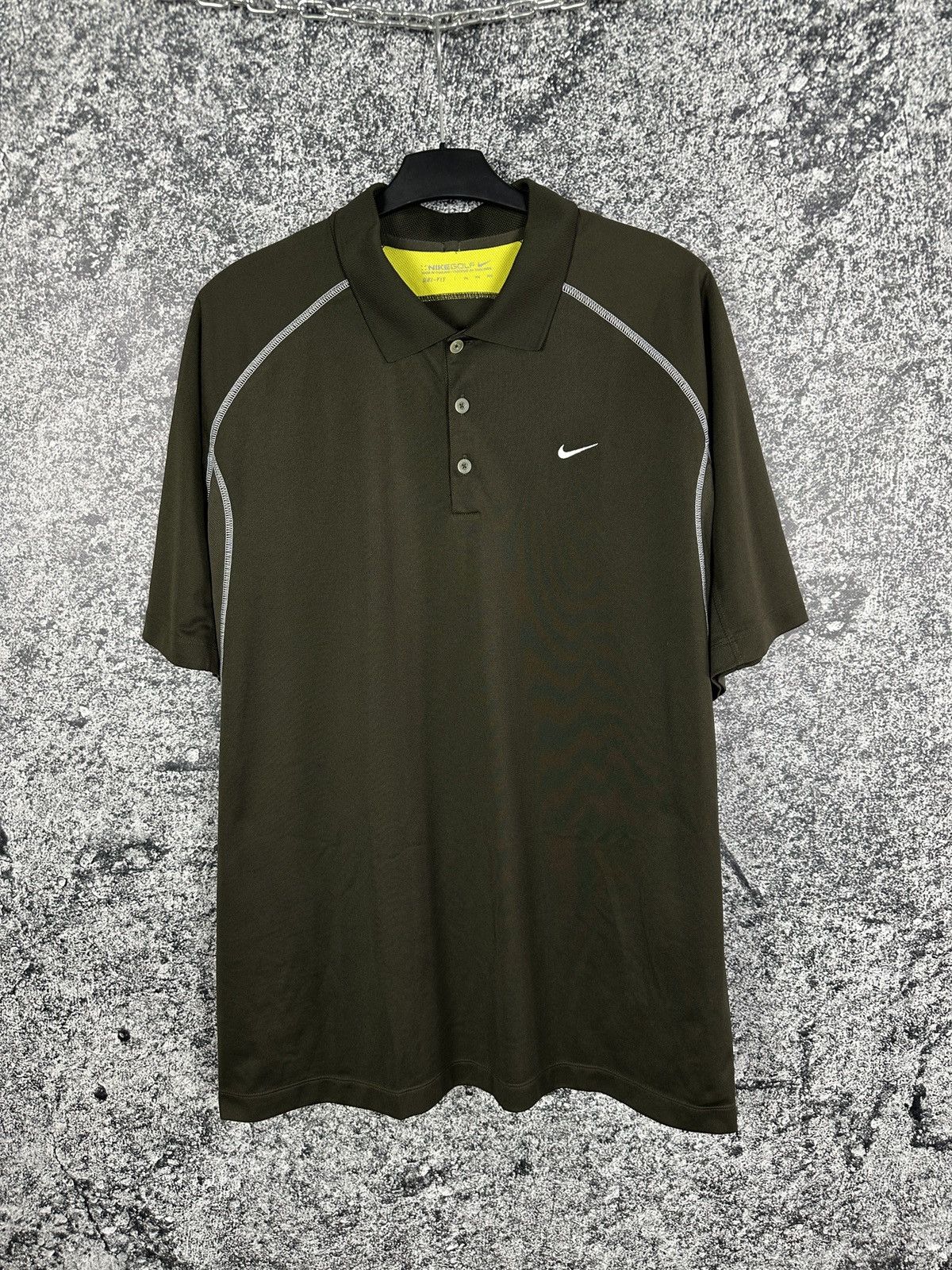 Nike Men’s Nike Golf Dri-Fit Short Sleeve Polo Shirt Brown XXL Size US XL / EU 56 / 4 - 1 Thumbnail