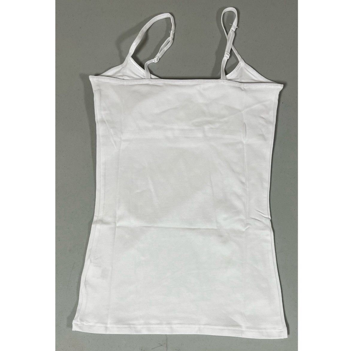 Sonoma SO White Shelf-Bra Cami Camisole Tank Top Shirt Size XS 🤍 Size XS / US 0-2 / IT 36-38 - 3 Thumbnail