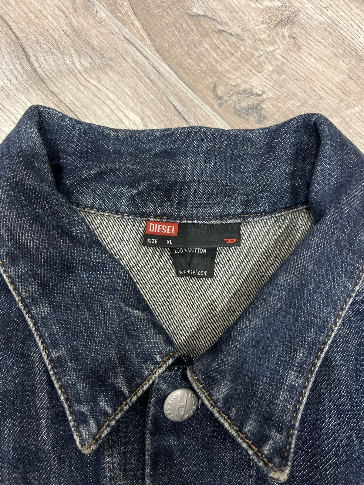 Diesel × Vintage Vintage Women's Denim Jacket Diesel Size XL / US 12-14 / IT 48-50 - 4 Thumbnail