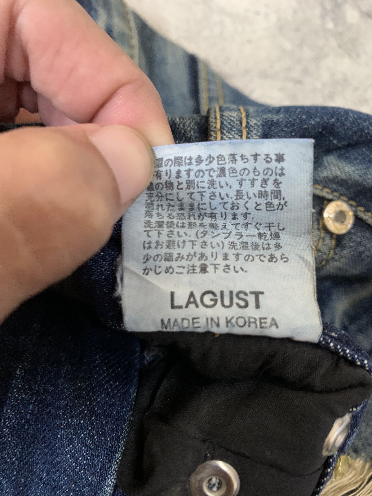 If Six Was Nine 🐍 LAGUST Distressed Flared Denim - If Six Was Nine LGB Style Size US 32 / EU 48 - 13 Thumbnail