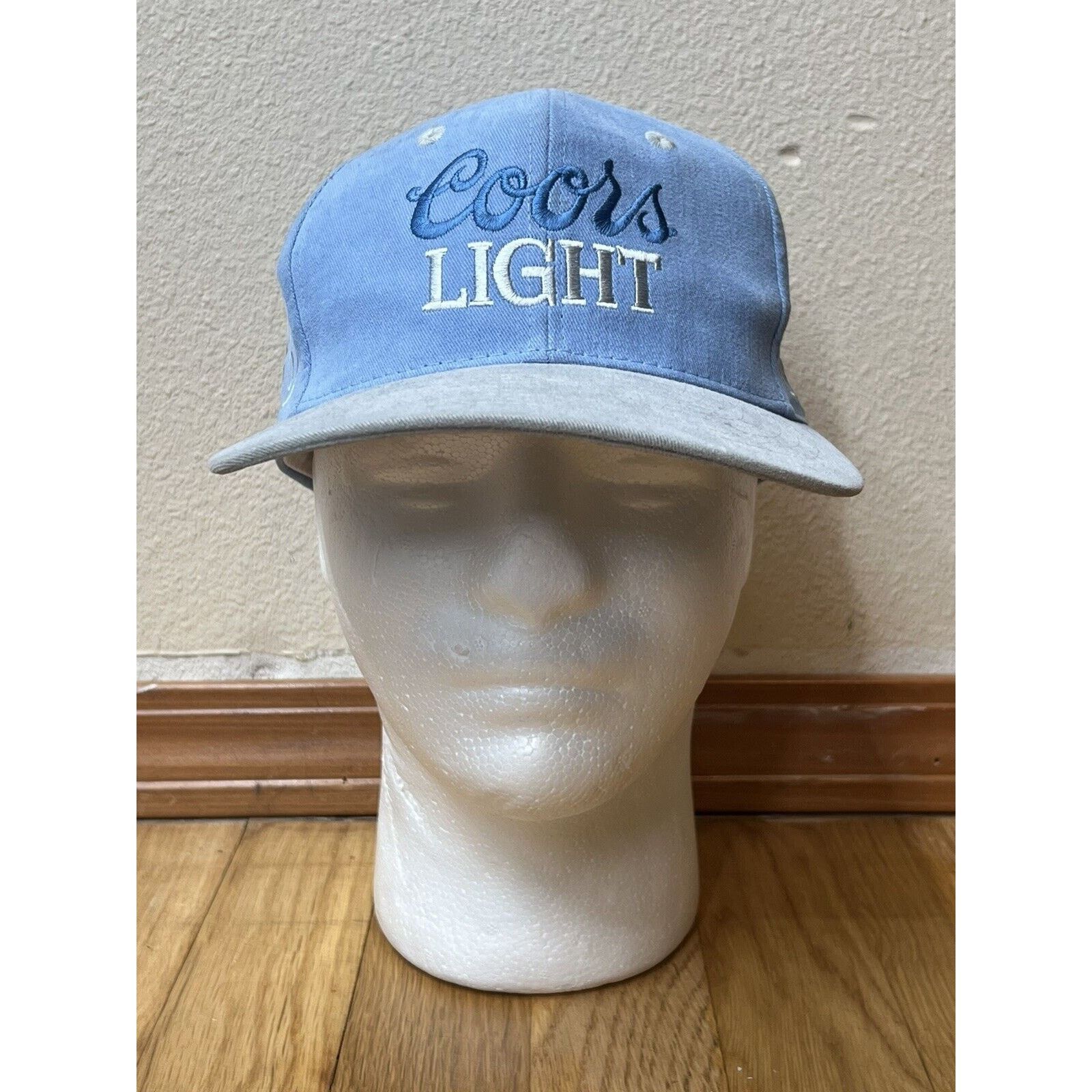 Other Coors Light Silver Bullet Rare Blue Denim Snapback Hat Size ONE SIZE - 1 Thumbnail