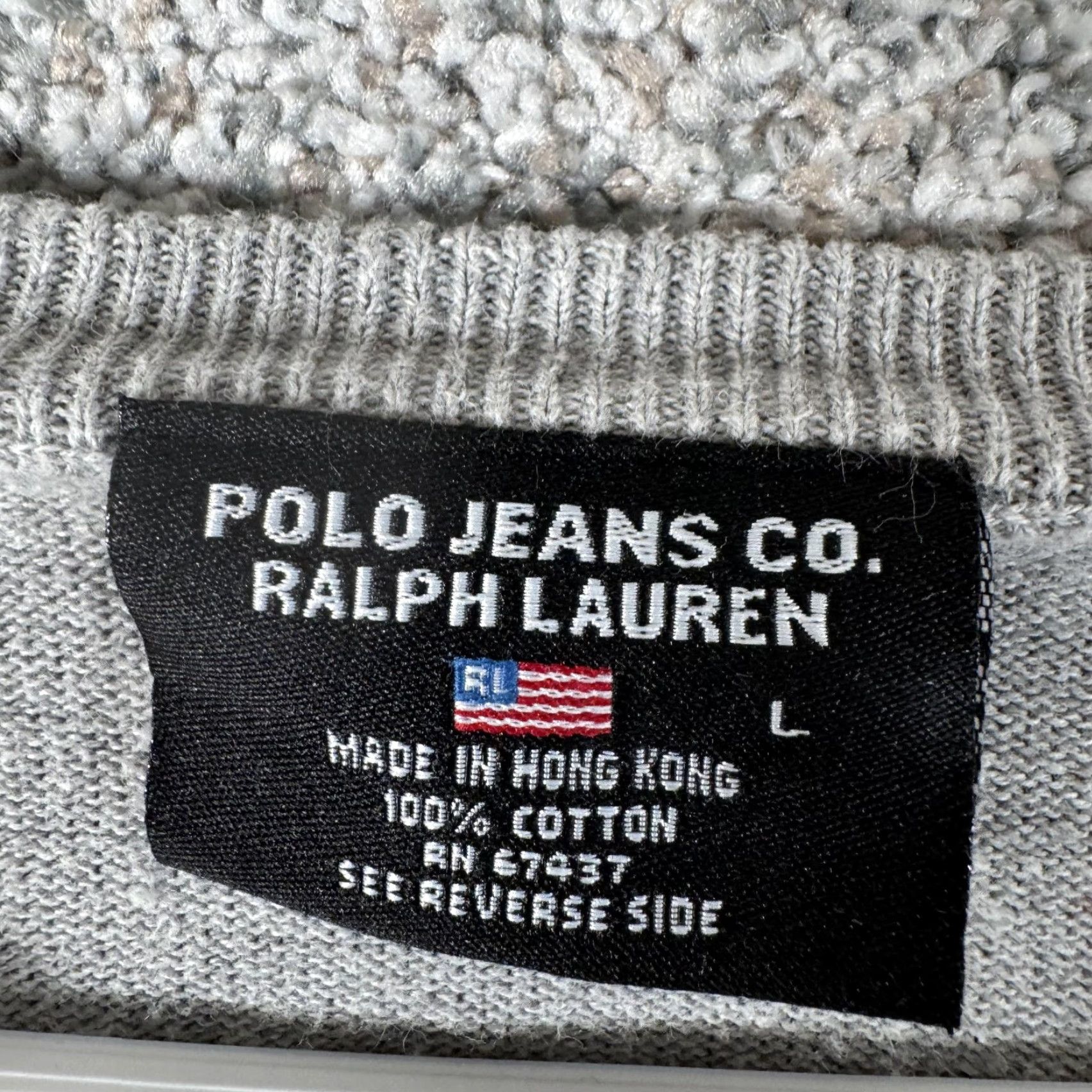 Ralph Lauren VINTAGE Ralph Lauren Polo Jeans Co Sweater Mens L Gray V-Neck Knit Pullover Short Description: Minimalist Old Money 90s Style Size US L / EU 52-54 / 3 - 5 Thumbnail