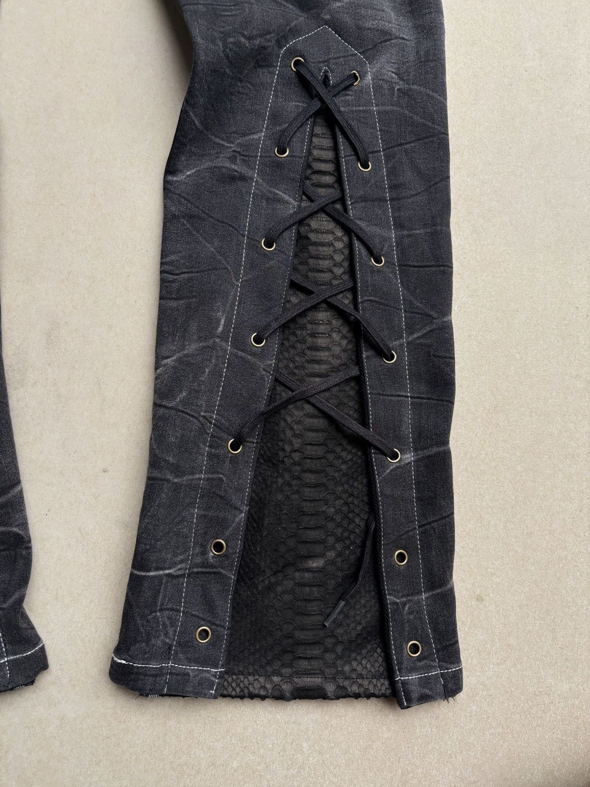 semanticdesign SEMANTIC DESIGN lace-up jeans Size US 28 / EU 44 - 7 Thumbnail