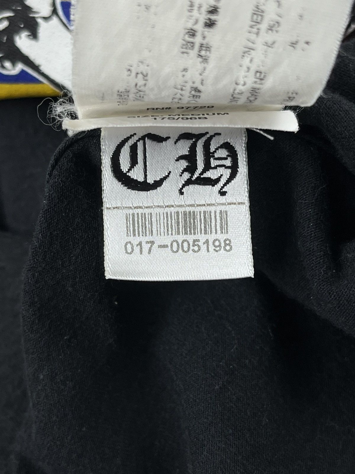 Chrome Hearts Joe Foti Skull Pepe Dagger Logo Tshirt Black