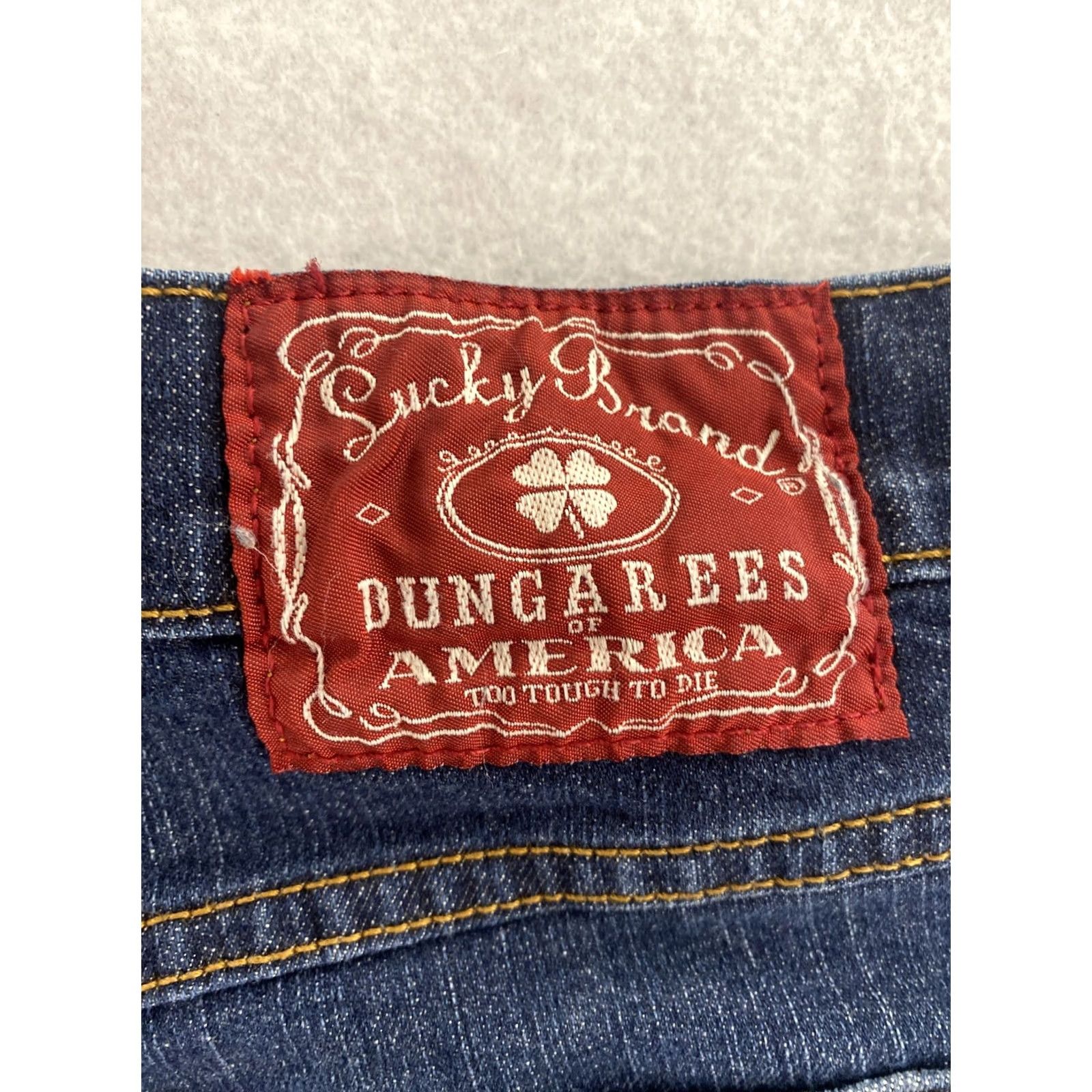 Lucky Brand Lucky Brand Jeans Womens Mid-Rise Flare Dungarees Gene Montesano 30W 32L Size 28" / US 6 / IT 42 - 6 Thumbnail
