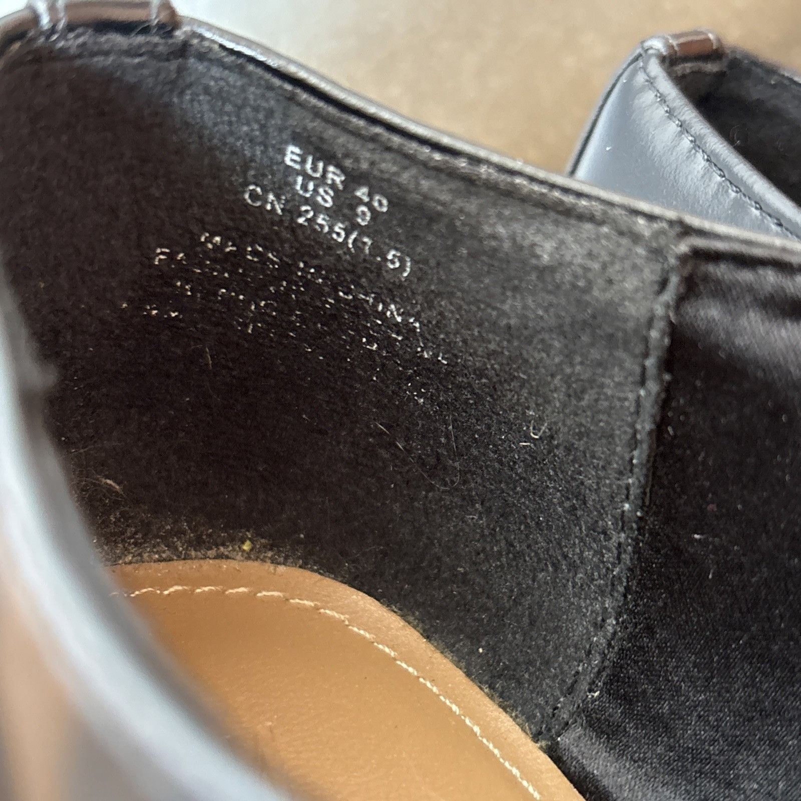 H&M H&M Oxford Shoes Womens 9 Black Faux Leather Lug Sole Brogue Size US 9 / IT 39 - 6 Thumbnail