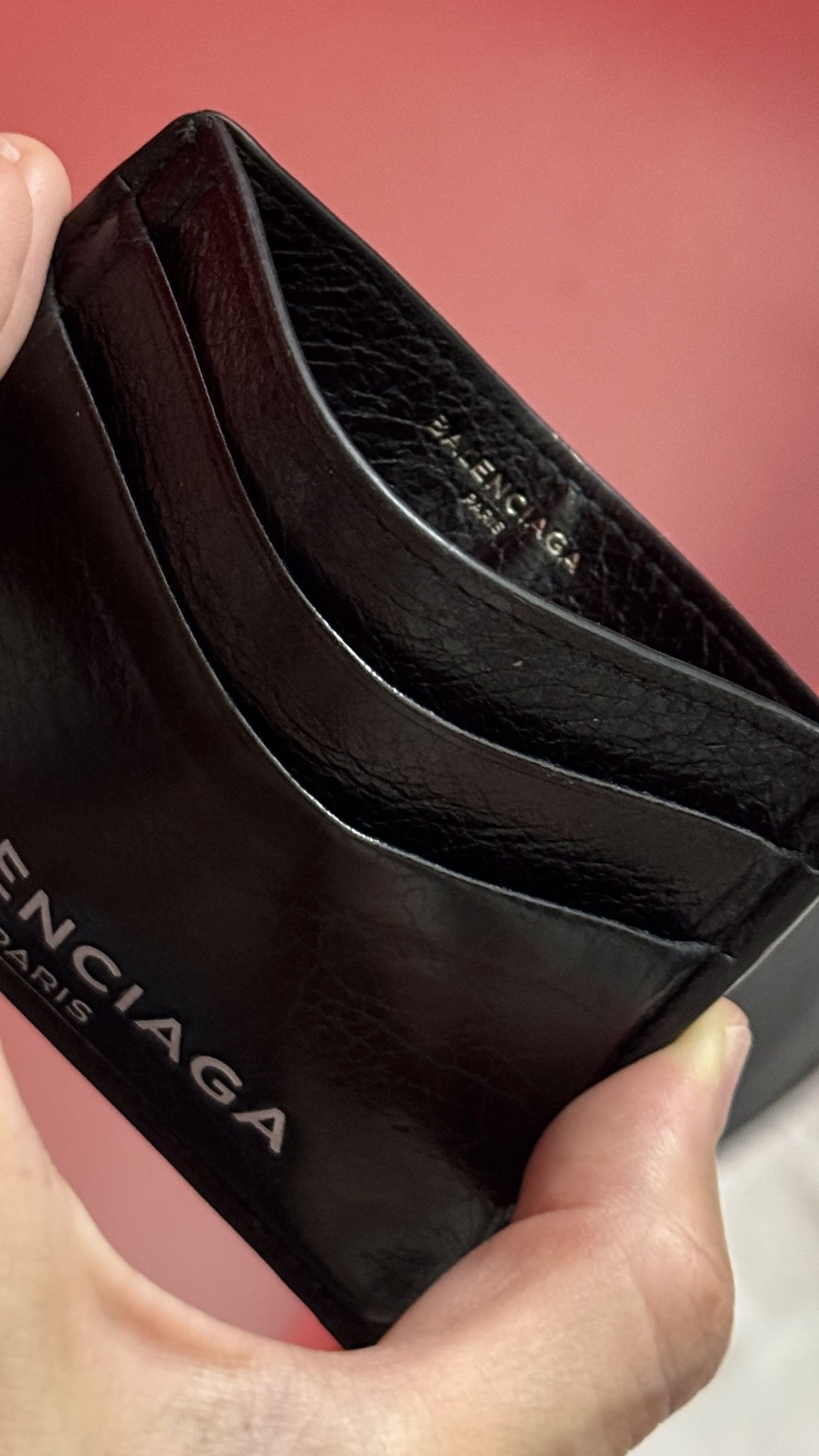 Balenciaga Leather Cash Card Holder Size ONE SIZE - 6 Thumbnail