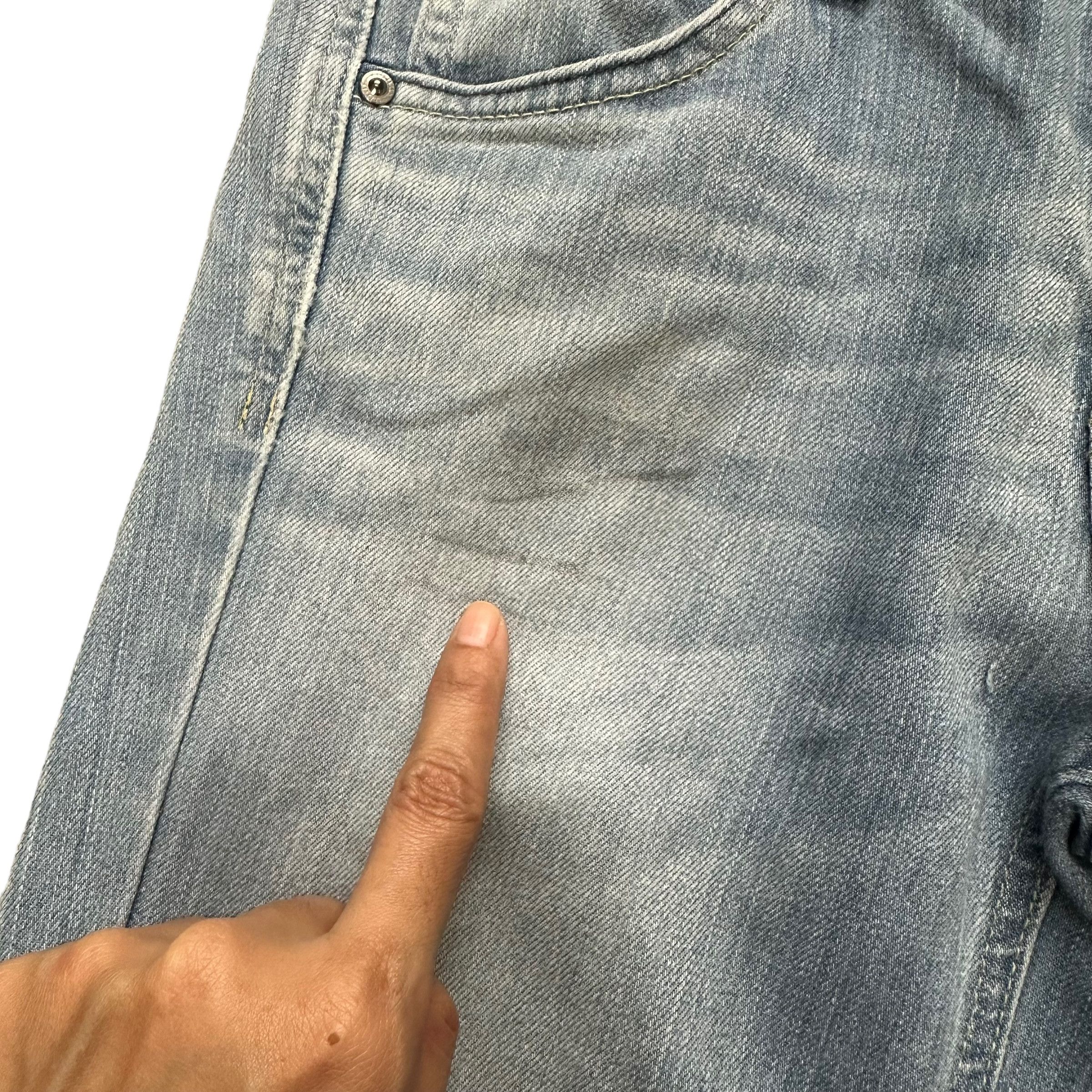 Edwin EDWIN VIENUS JEAN WASHED FLARE JEANS WIDE LEG #8891-035 Size 29" - 3 Thumbnail