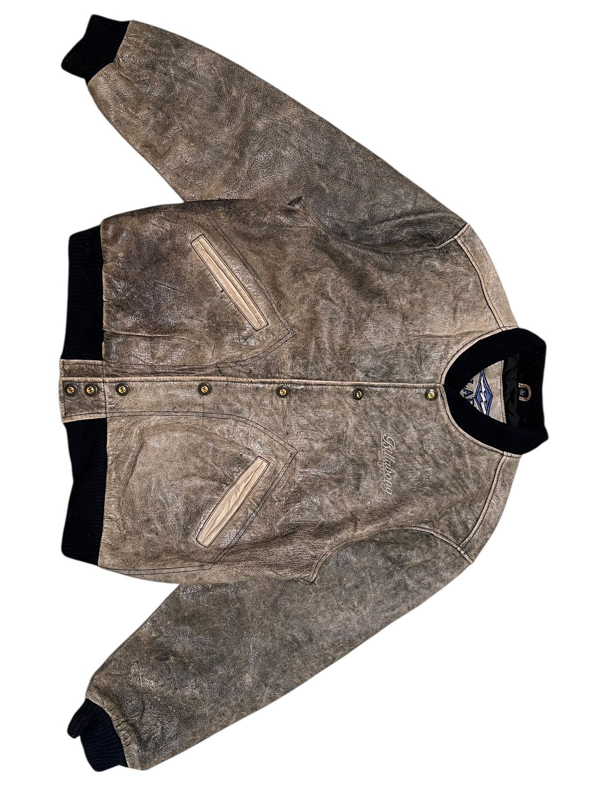 Billabong 🔥 80s 90s Vintage Billabong Leather Bomber Jacket Size US L / EU 52-54 / 3 - 8 Thumbnail