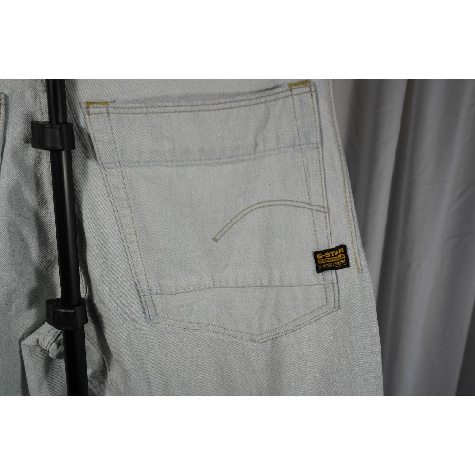 G-Star G-Star Raw Bend Loose Jeans W28 L32 Light Wash Denim Size US 28 / EU 44 - 6 Thumbnail