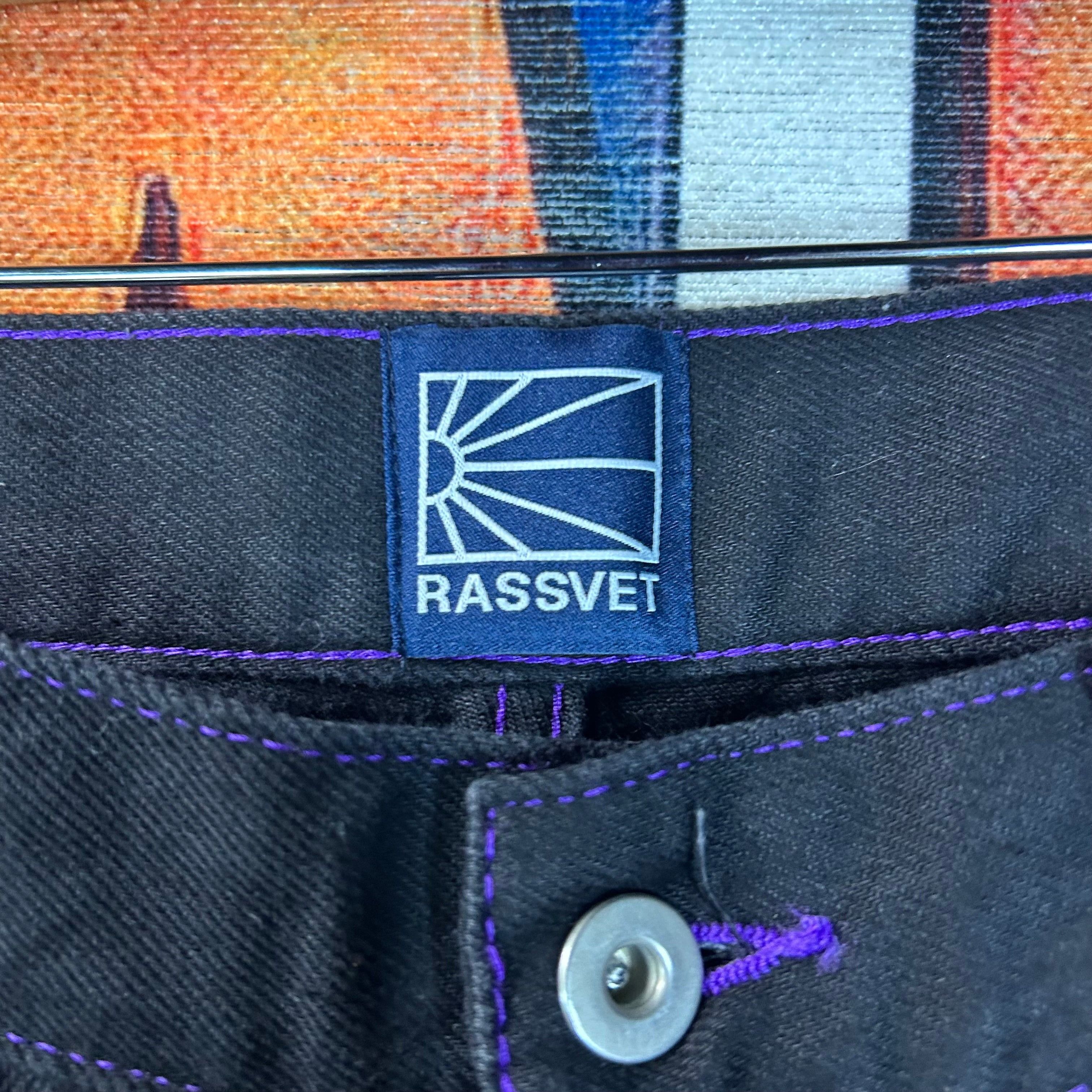 Gosha Rubchinskiy Gosha Rassvet Black Double Knee Trousers Size 32” Size US 32 / EU 48 - 3 Thumbnail