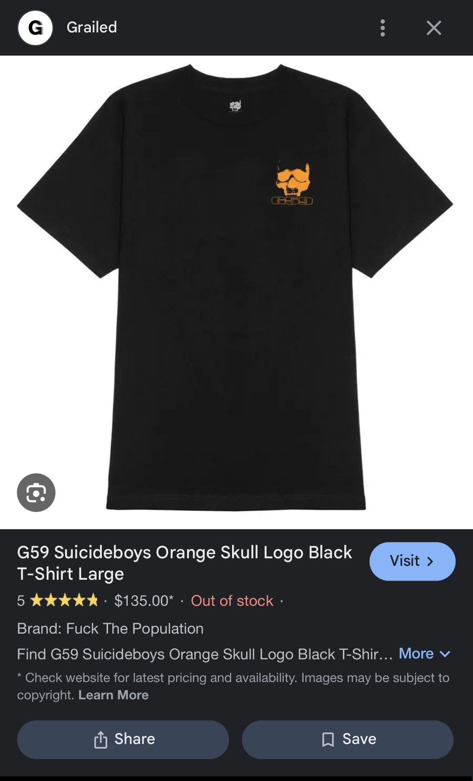 G59 Records G59 greyday 2022 orange logo shirt Size US M / EU 48-50 / 2 - 2 Thumbnail