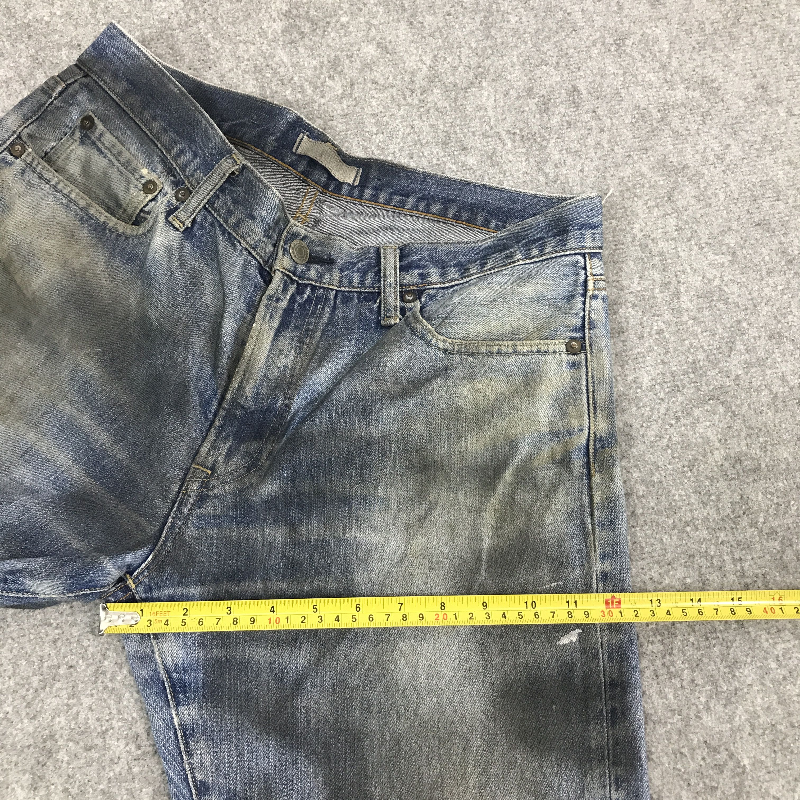 Uniqlo UNIQLO DISTRESSED DENIM JEANS PANTS Size US 32 / EU 48 - 10 Thumbnail
