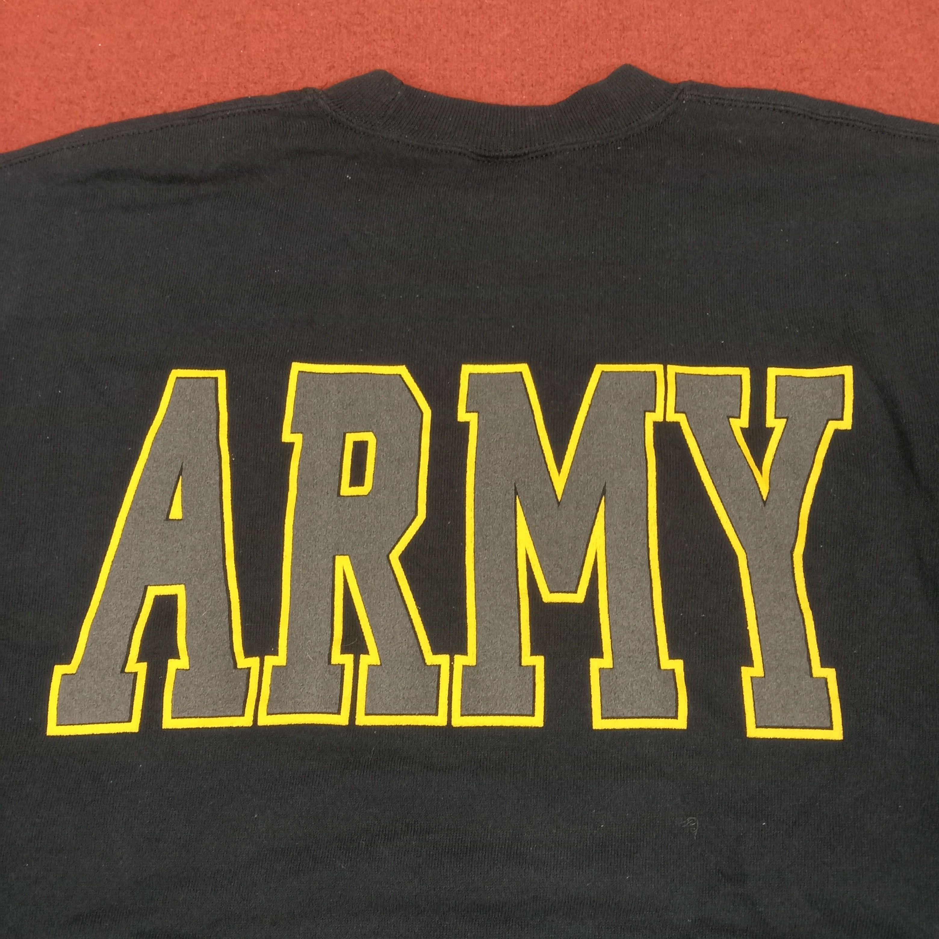 Vintage United State Army Center Design Vintage Sweatshirt Size US XL / EU 56 / 4 - 4 Thumbnail